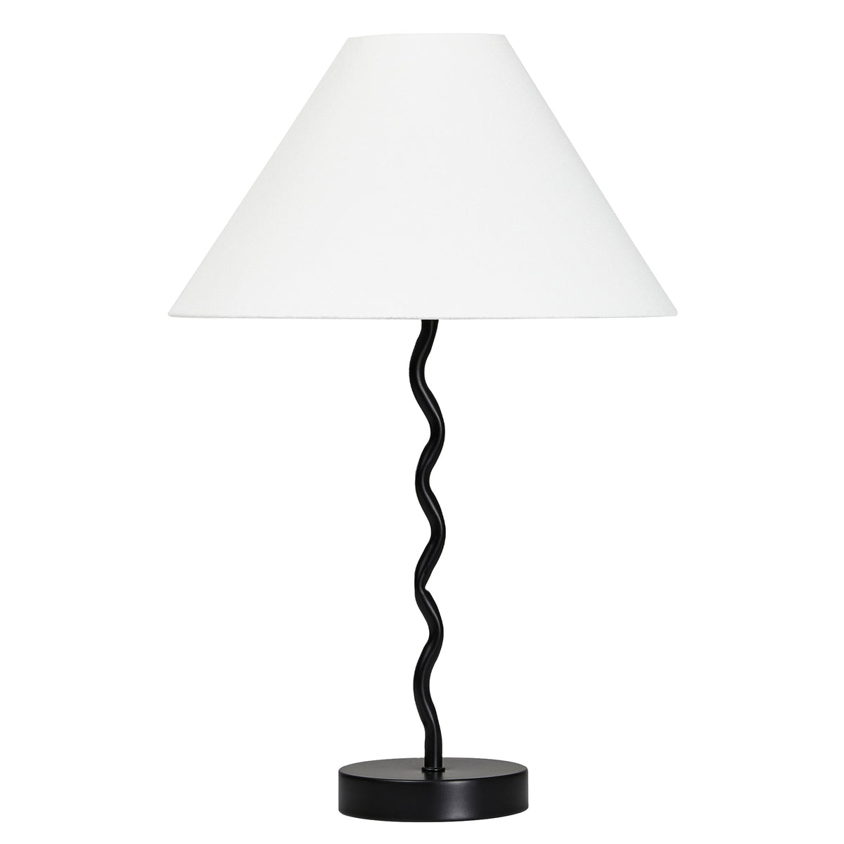 Lulu Squiggle Table Lamp Black