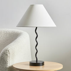 Lulu Squiggle Table Lamp Black
