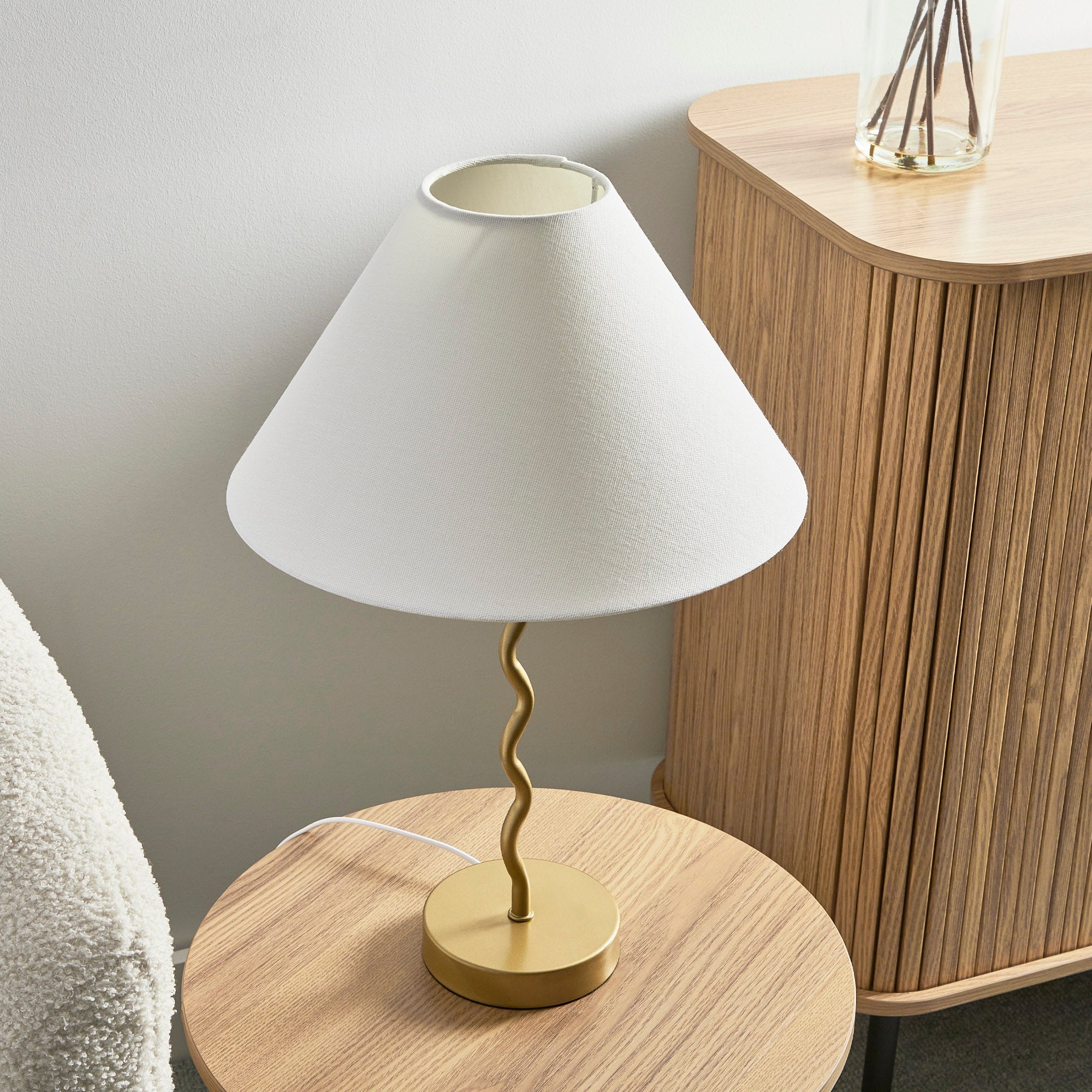 Lulu Squiggle Table Lamp Gold (Set of 2)