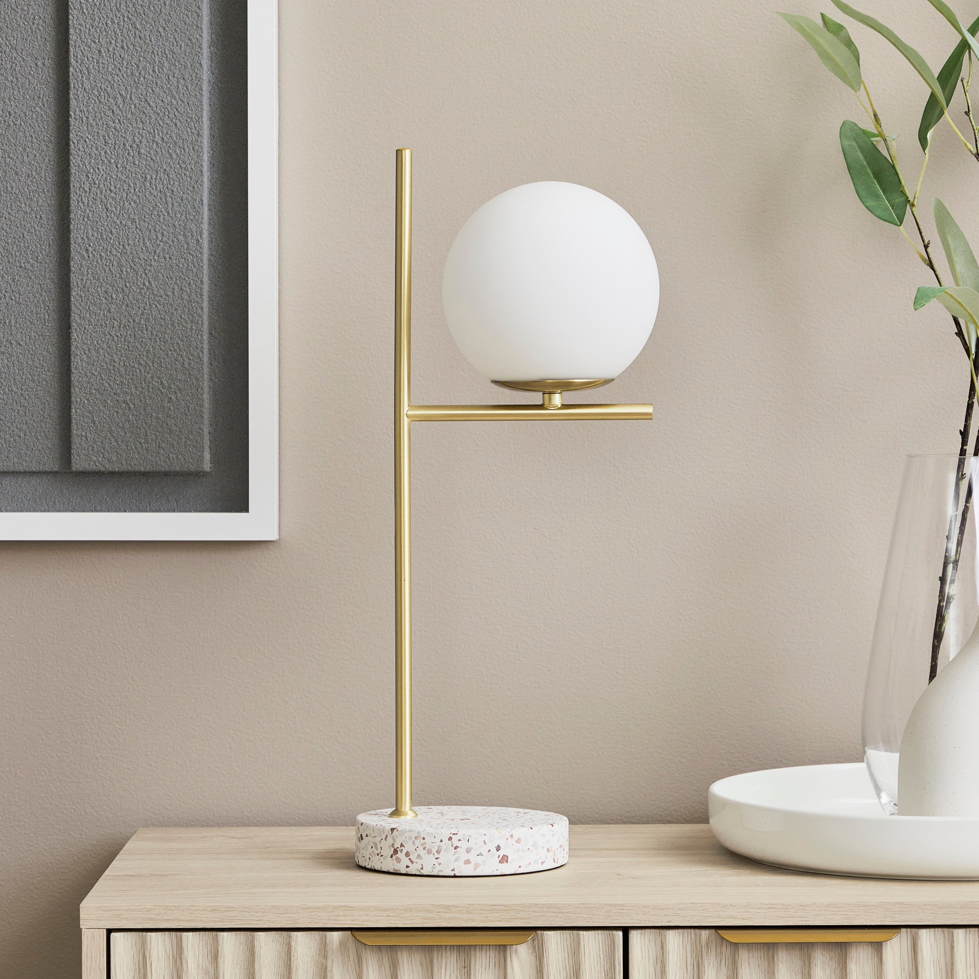 Mateo Table Lamp Gold (Set of 2)