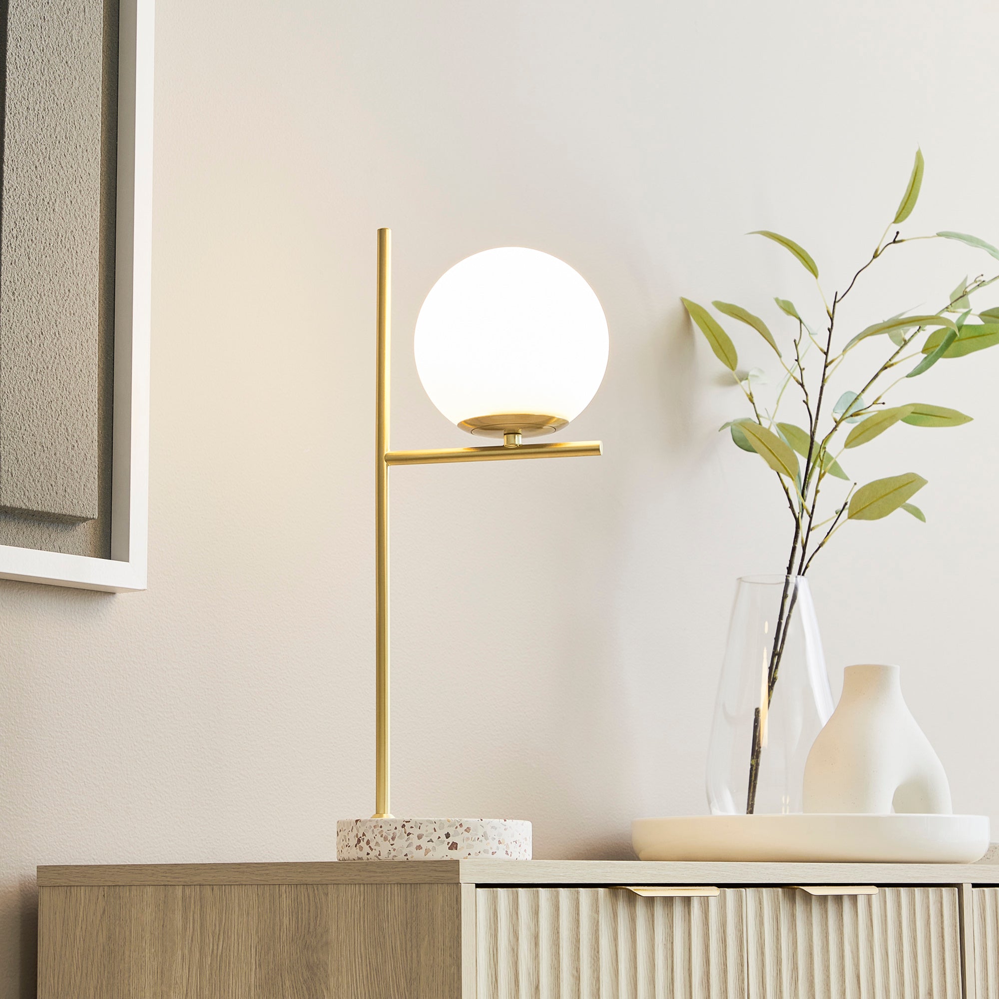Mateo Table Lamp Gold