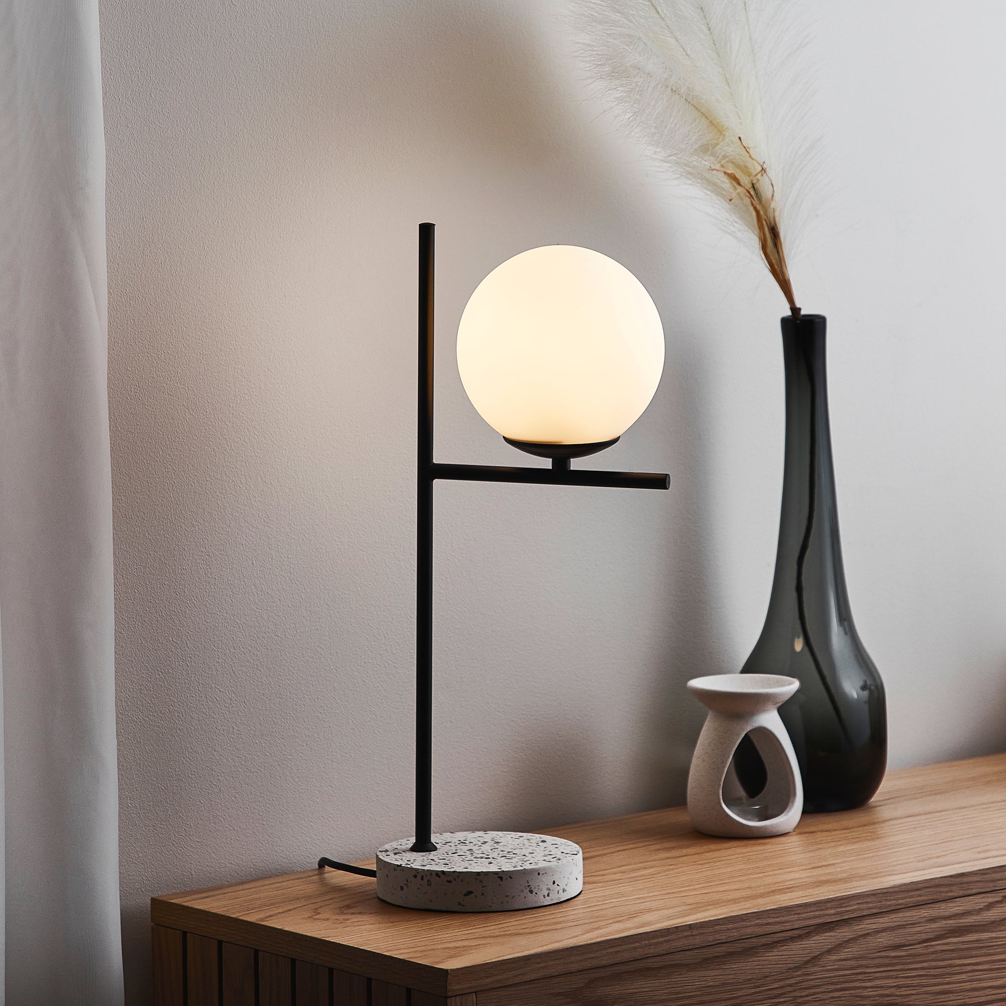 Mateo Table Lamp Black (Set of 2)