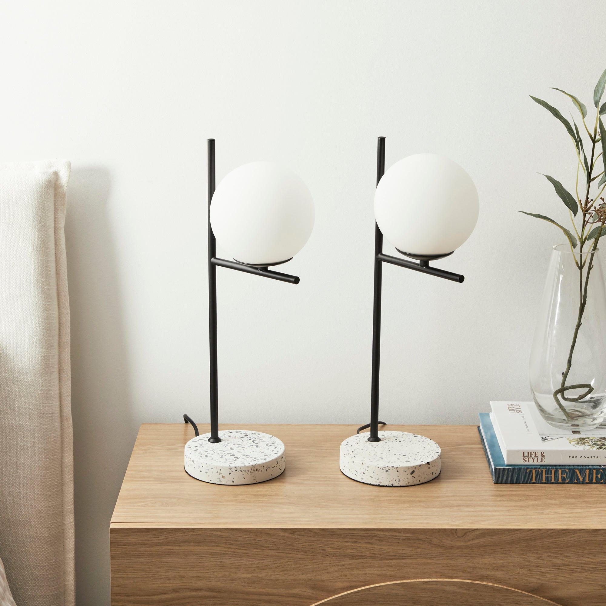 Mateo Table Lamp Black (Set of 2)