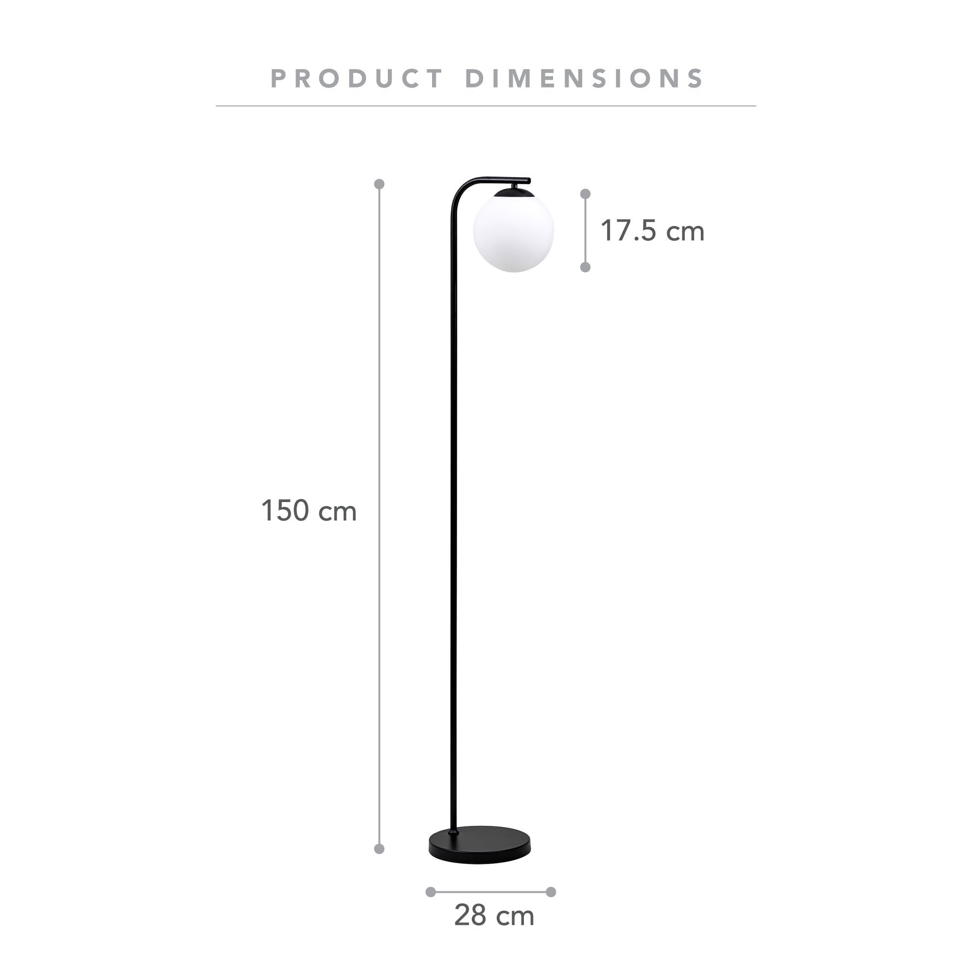 Lexington Floor Lamp Black