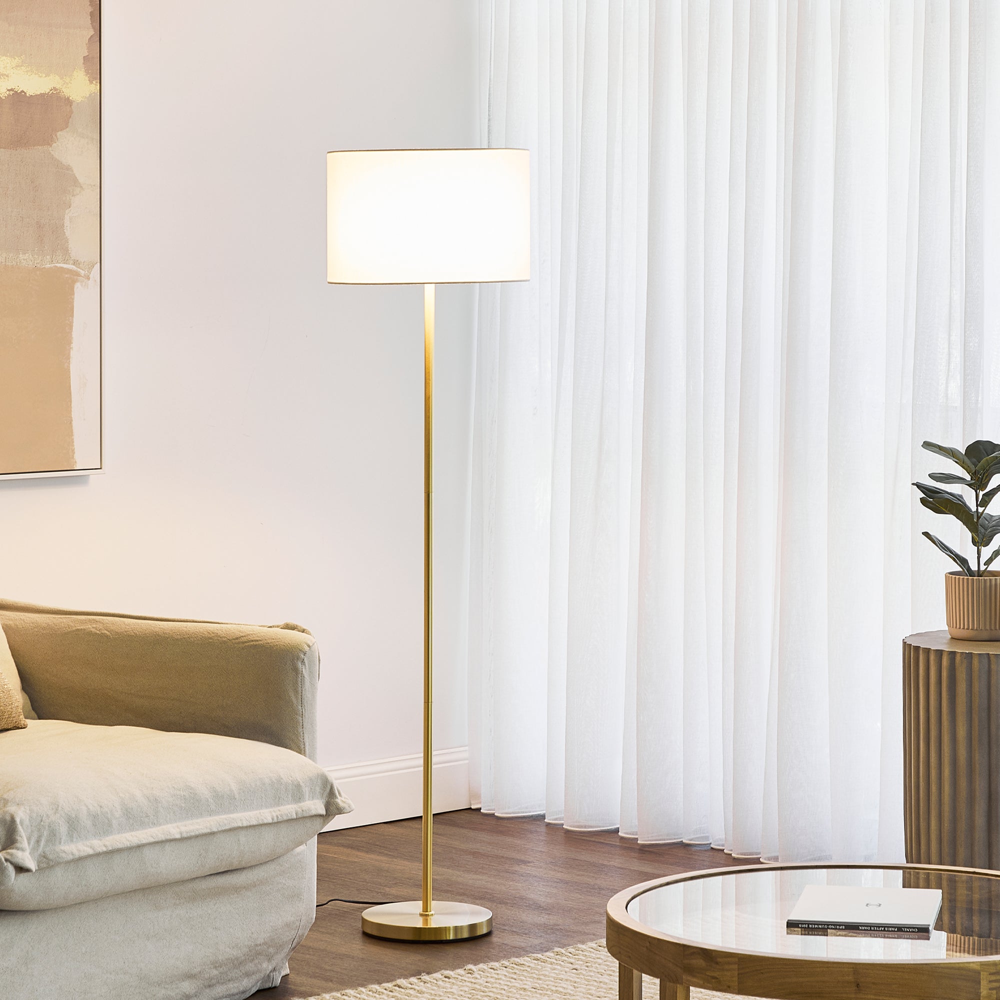 Ella Floor Lamp Gold