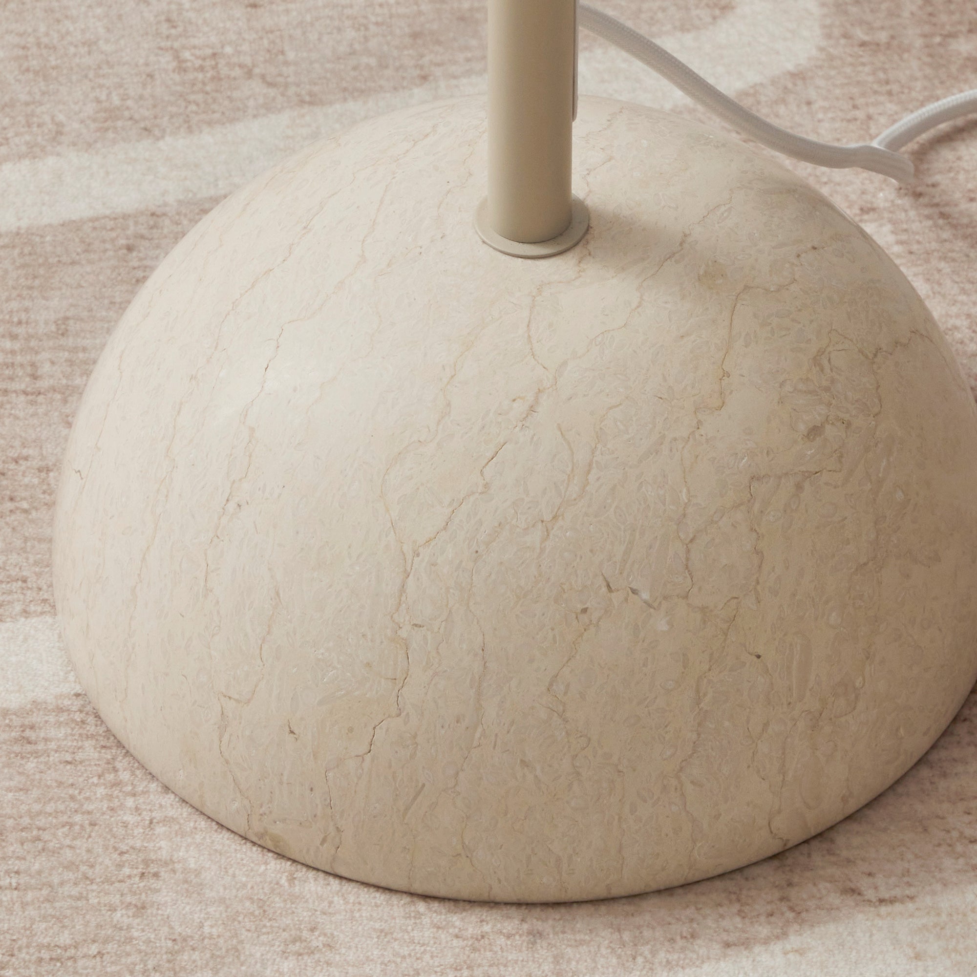 Arlo Floor Lamp Marble Oat
