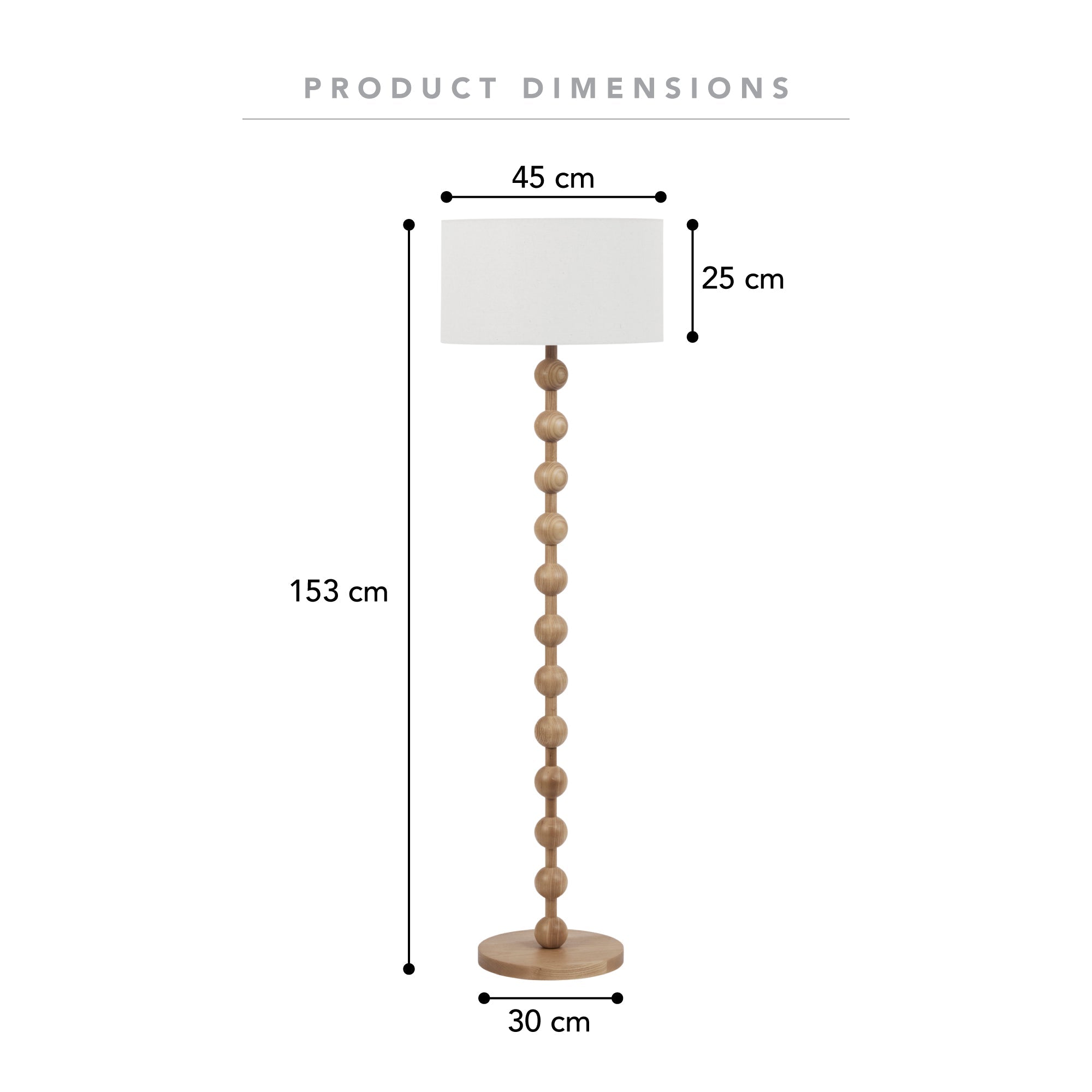 Sadie Floor Lamp Natural