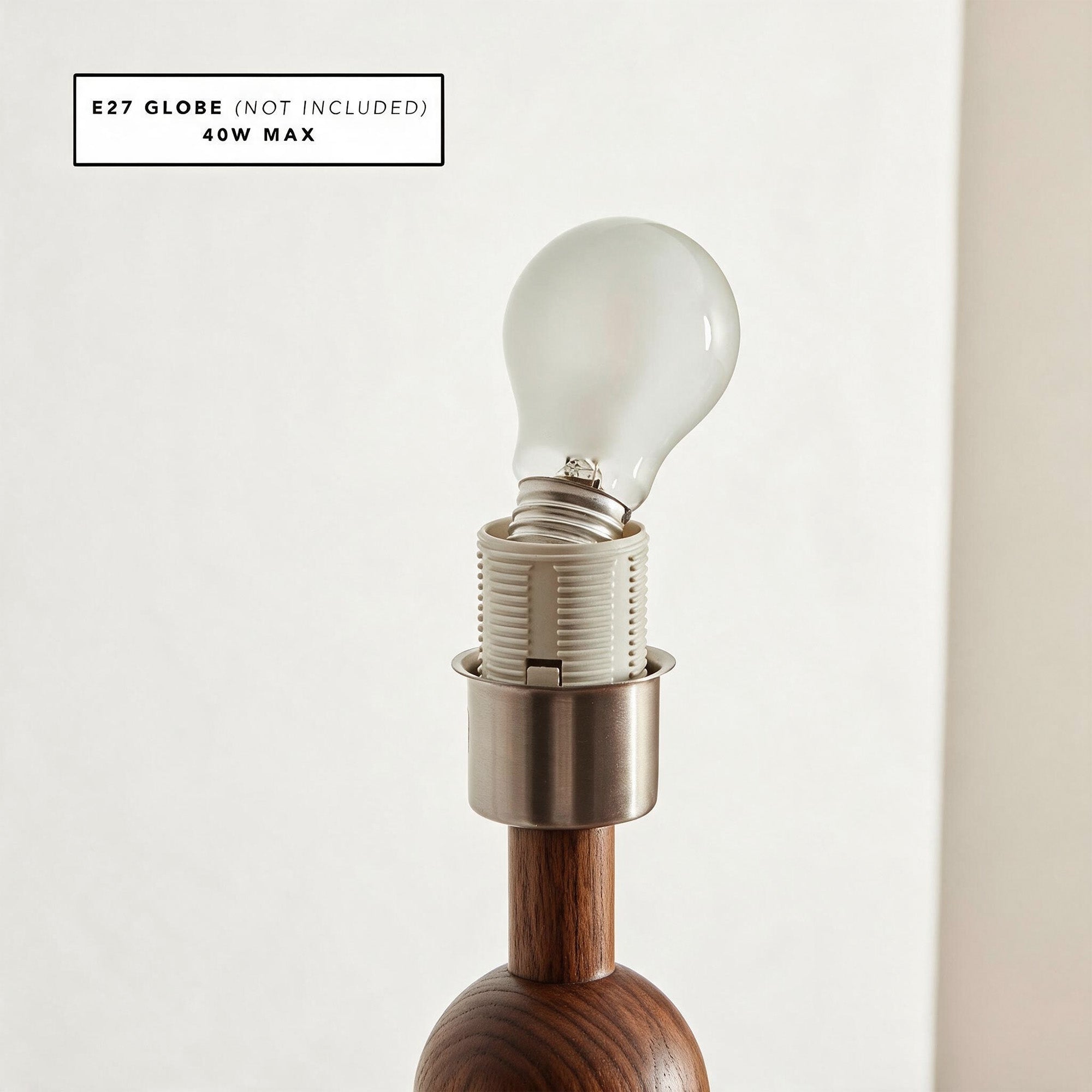 Sadie Floor Lamp Walnut