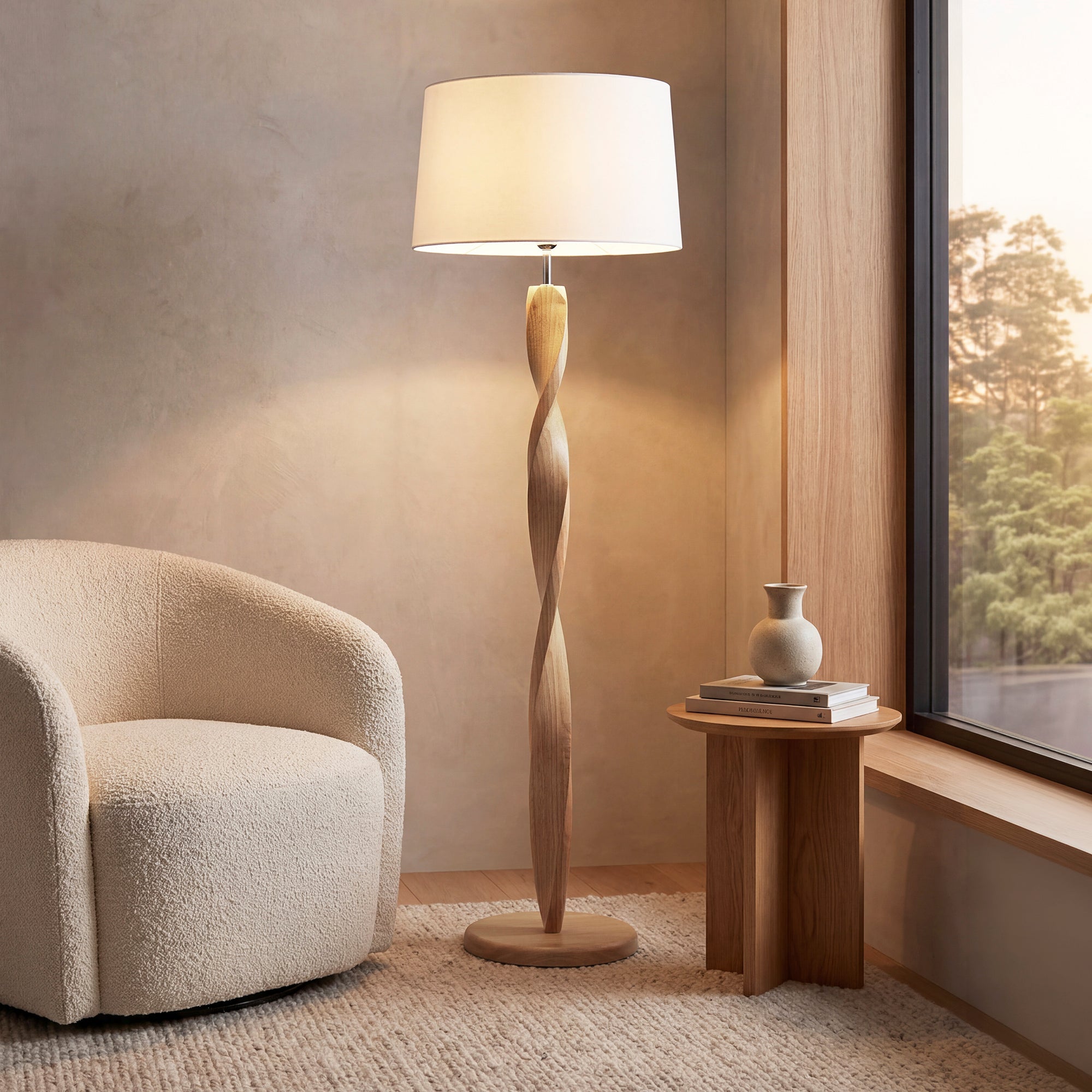 Harper Floor Lamp Natural