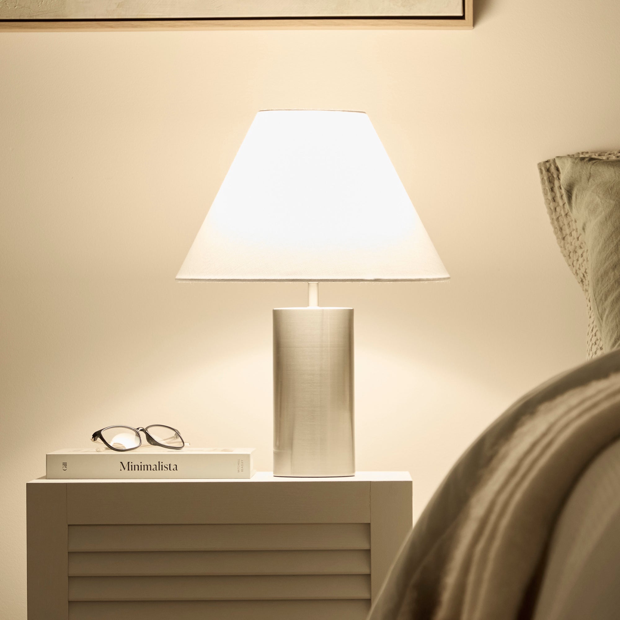 Lume Table Lamp Nickel (Set of 2)