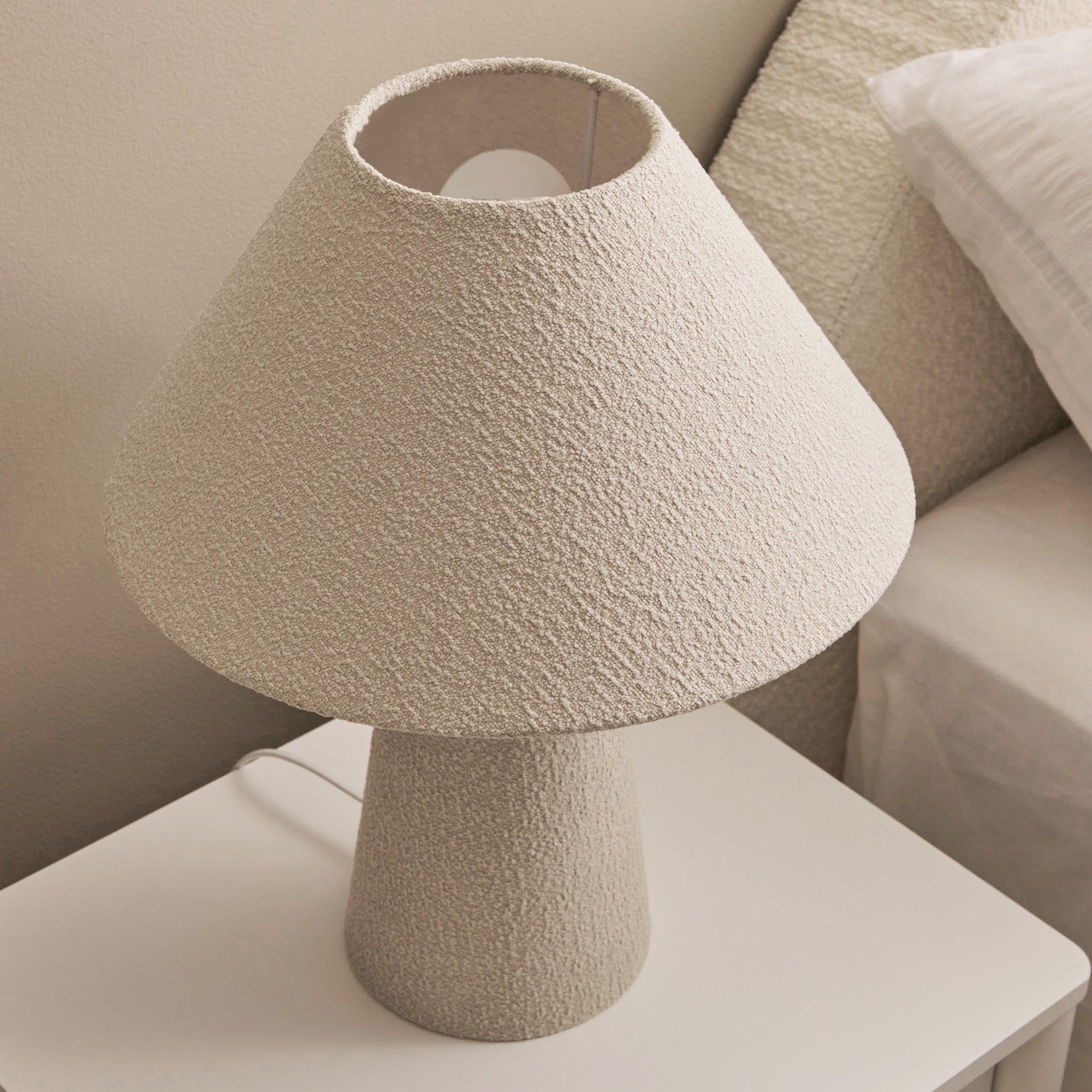 Remy Table Lamp Boucle
