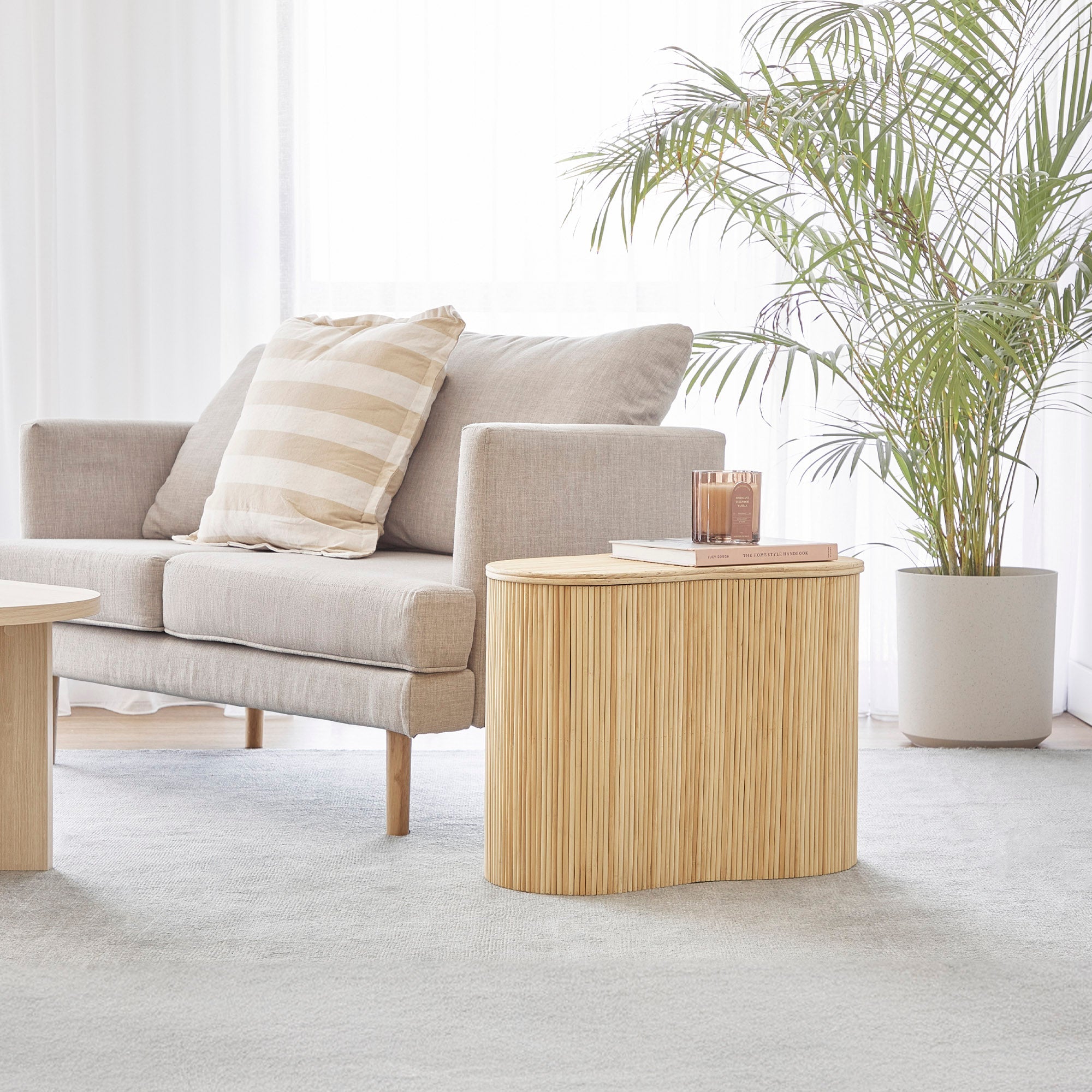 Edo Wave Storage Side Table Large