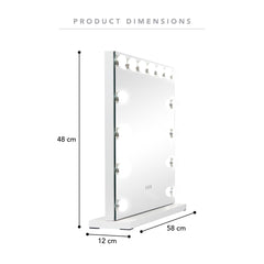 LED 58cm Medium Rectangle Vanity Mirror