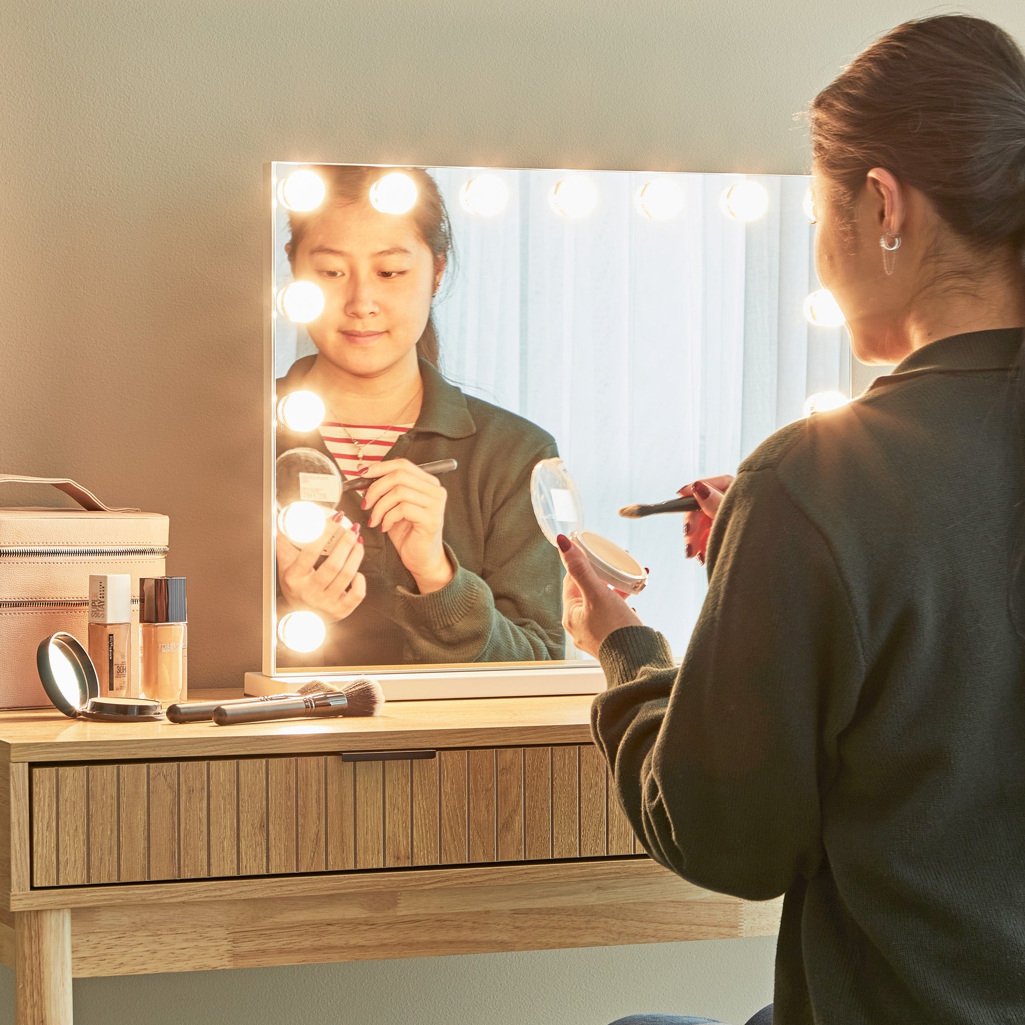 LED 58cm Medium Rectangle Vanity Mirror