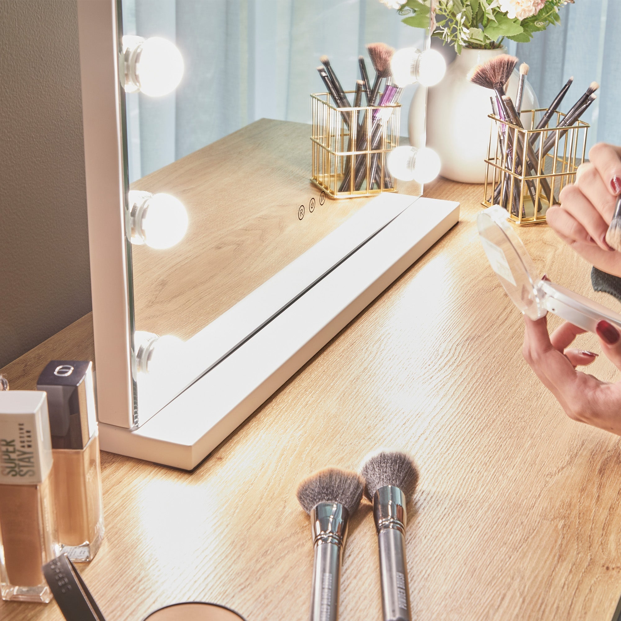 LED 58cm Medium Rectangle Vanity Mirror