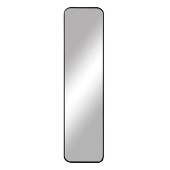 Elle 120cm Rectangle Leaning Wall Mirror Black