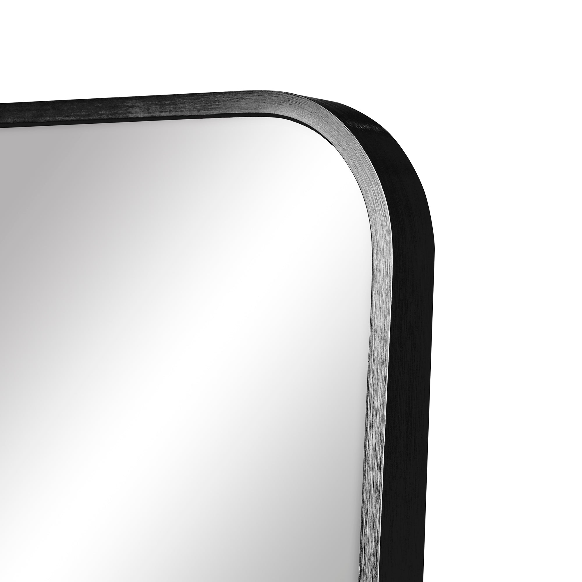 Elle 165cm Rectangle Standing Full Length Mirror Black