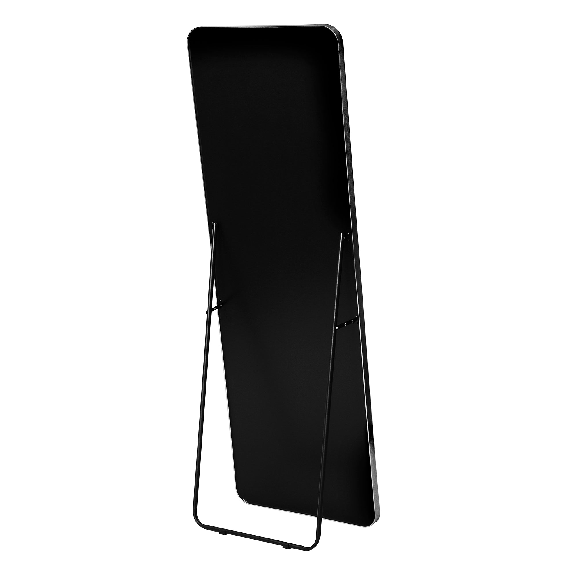 Elle 165cm Rectangle Standing Full Length Mirror Black
