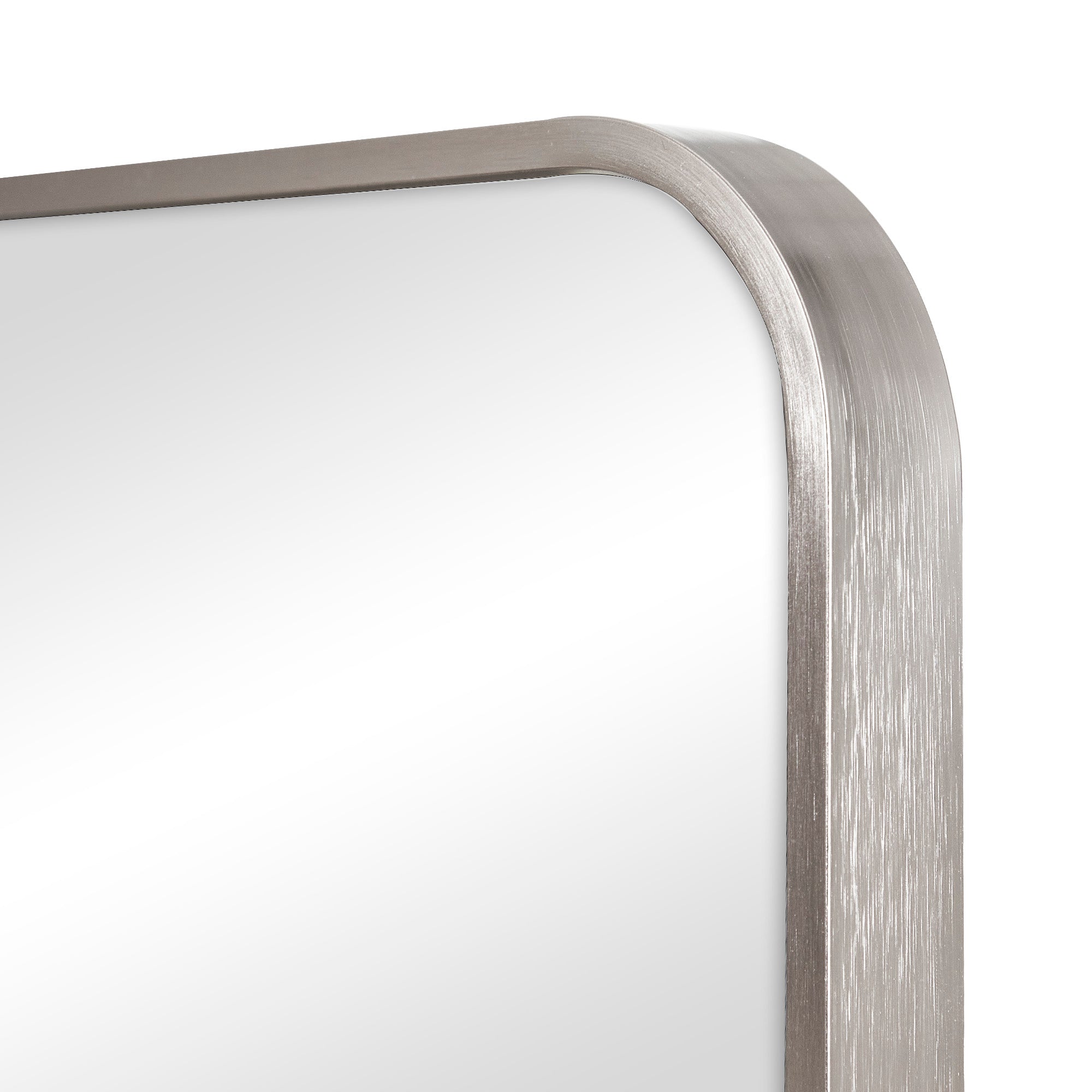 Elle 165cm Rectangle Standing Full Length Mirror Gunmetal Grey