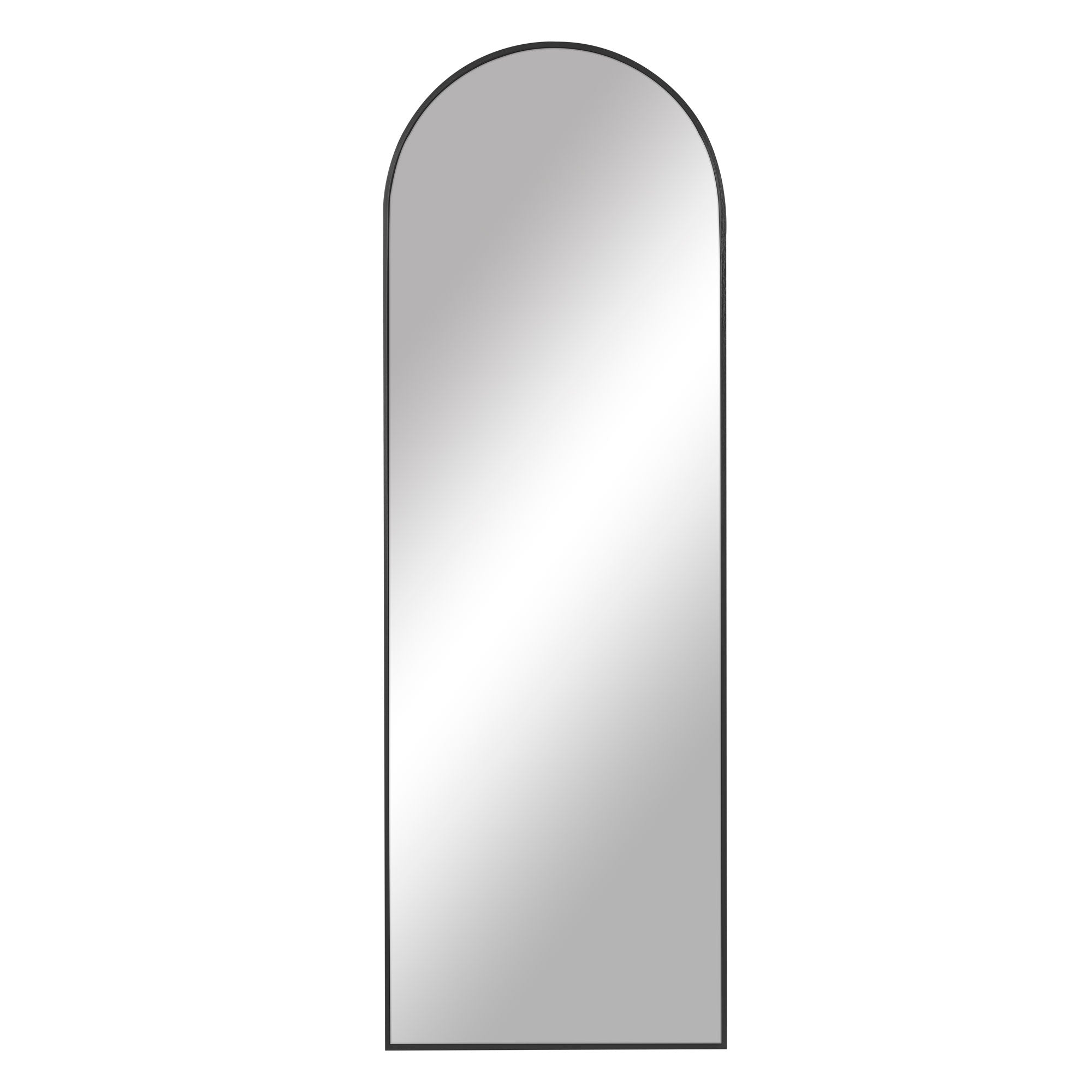 Cindy 165cm Arched Standing Full Length Mirror Black