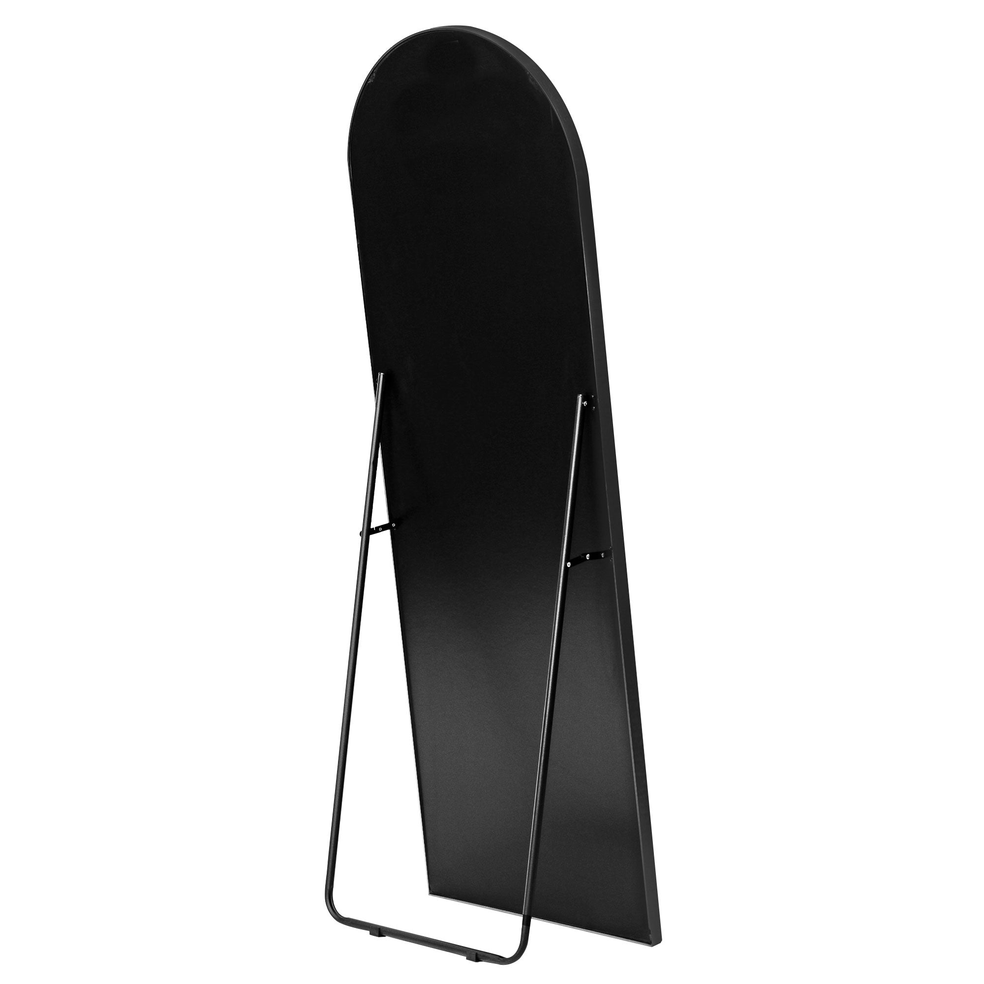 Cindy 165cm Arched Standing Full Length Mirror Black