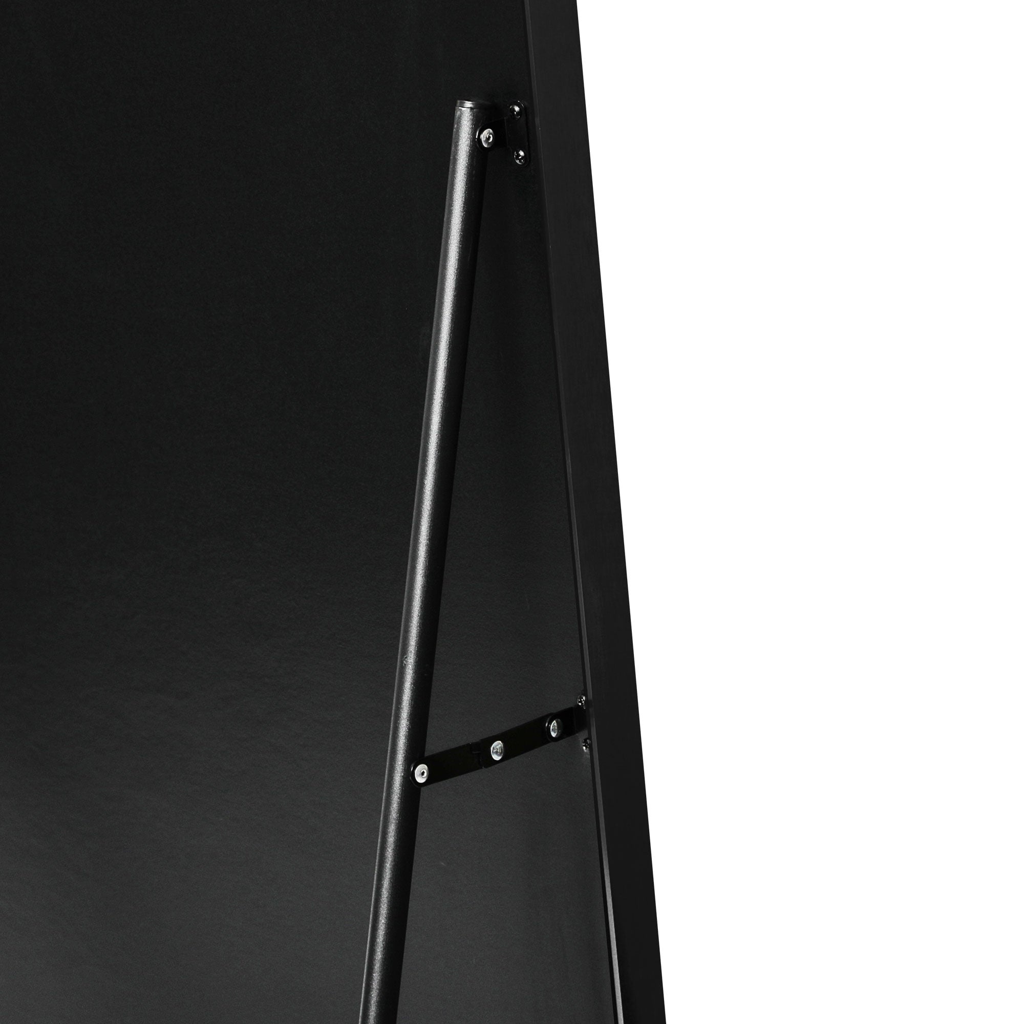 Cindy 165cm Arched Standing Full Length Mirror Black
