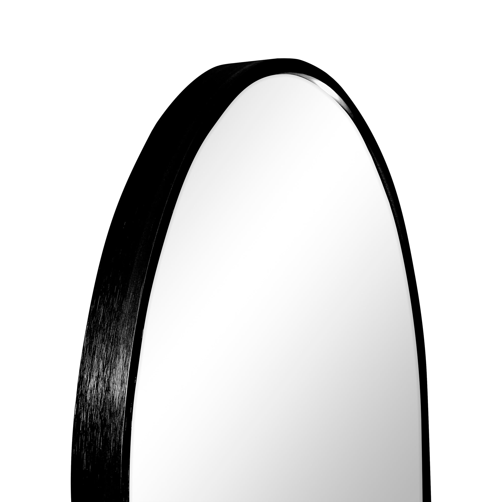 Naomi 80cm Arched Wall Mirror Black
