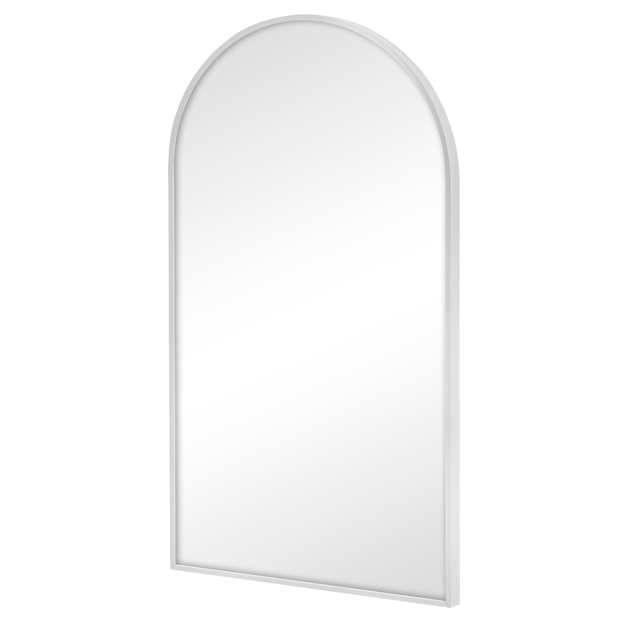 Naomi 80cm Arched Wall Mirror White