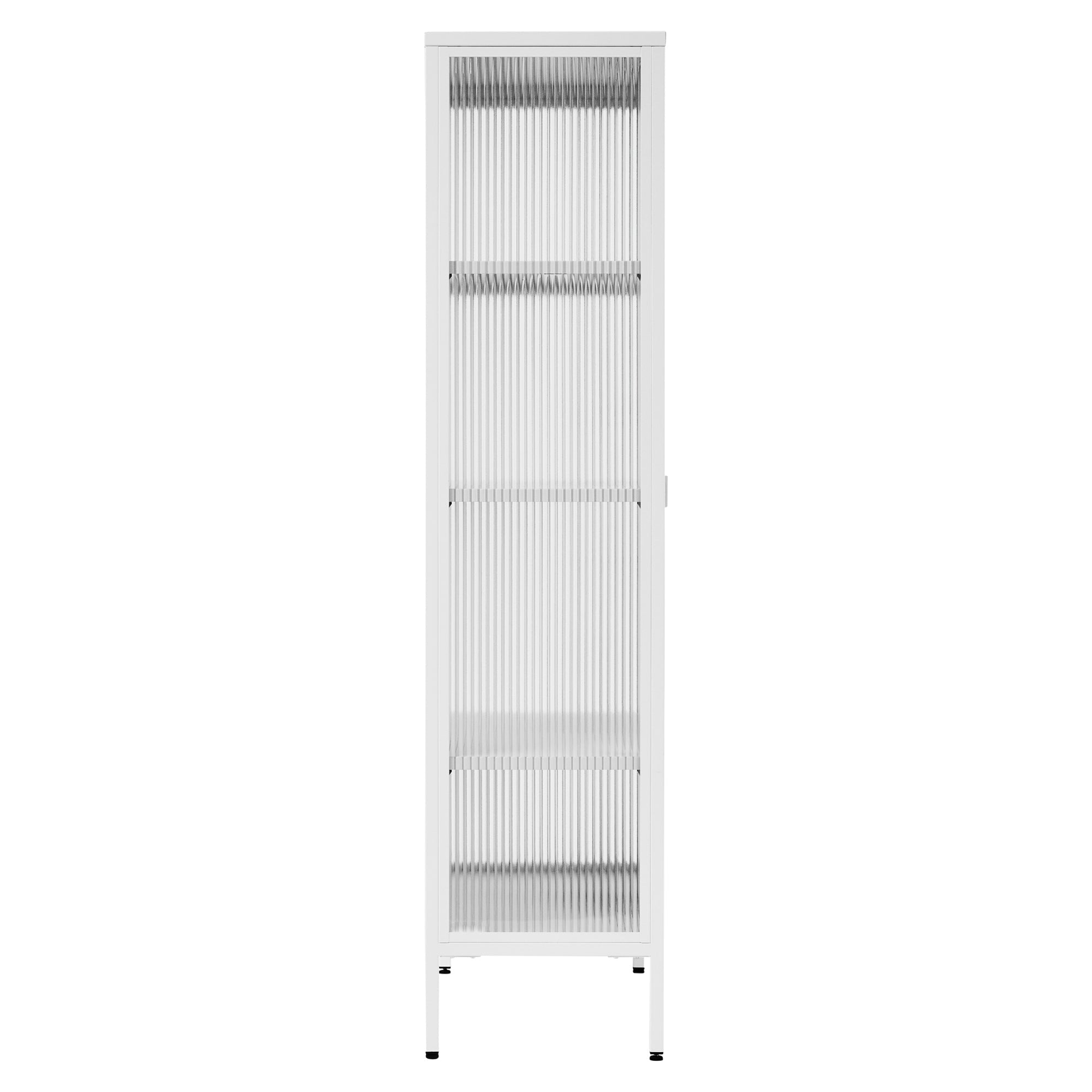 Eve Modern Large Metal Cabinet White