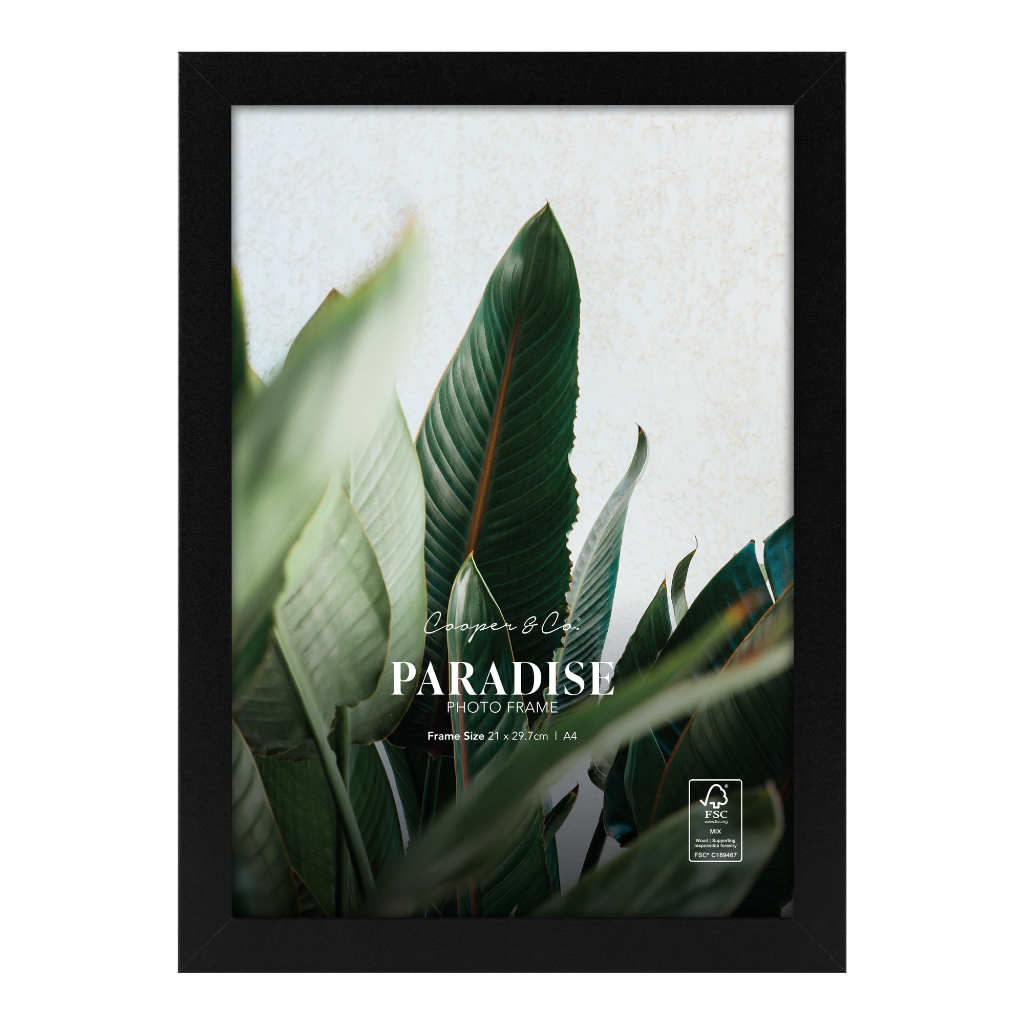 Set Of 2 A4 Premium Paradise Wooden Photo Frame