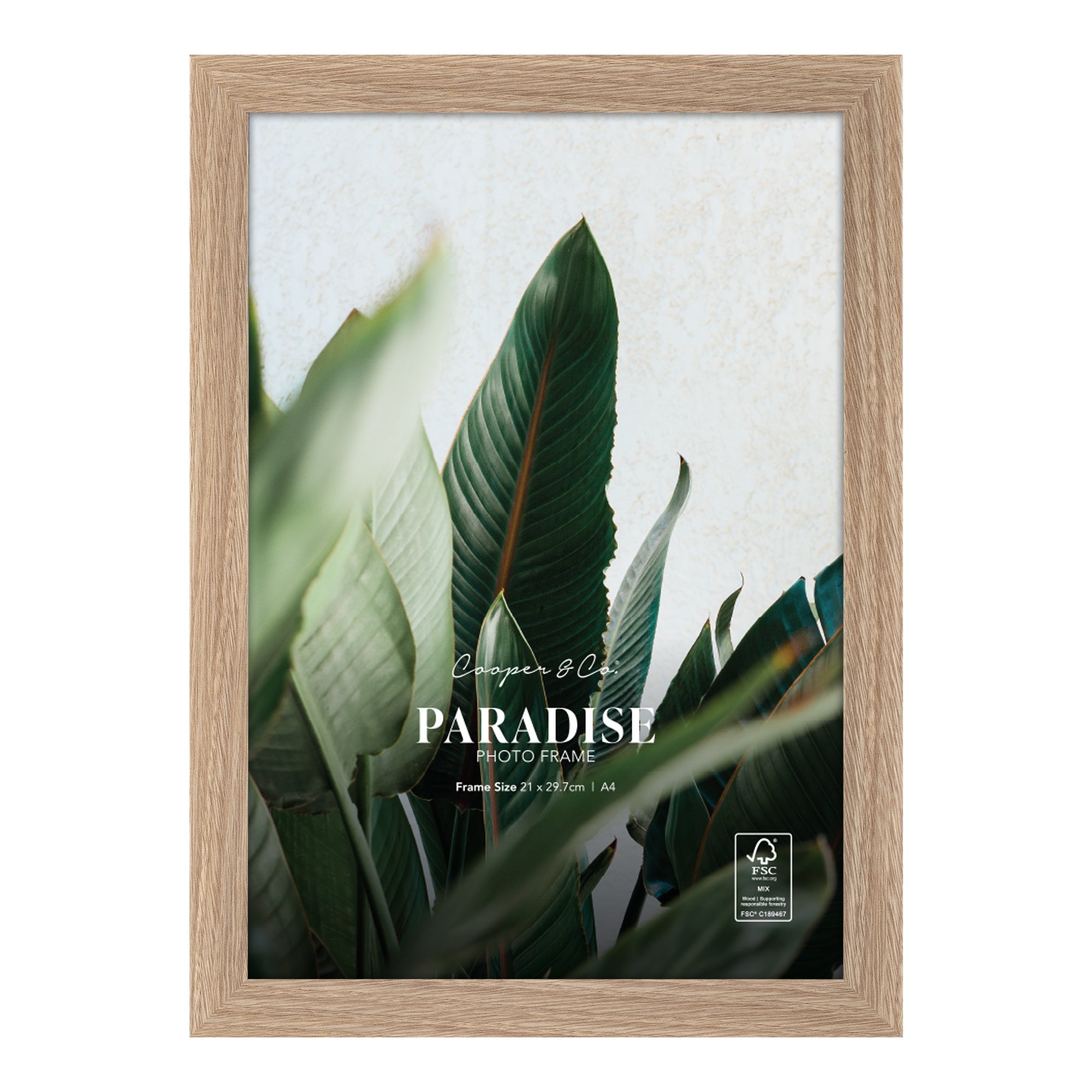 Set Of 2 A4 Premium Paradise Wooden Photo Frame