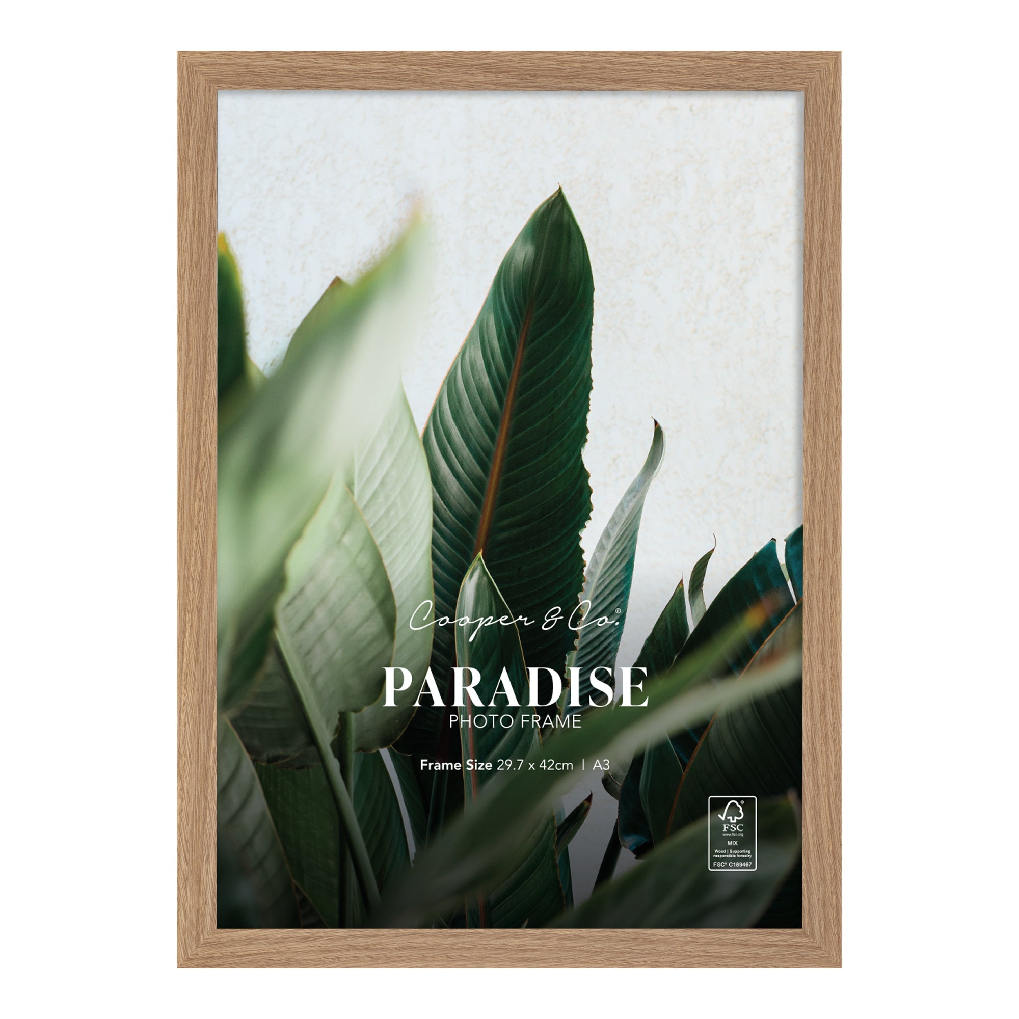 Set Of 2 A3 Premium Paradise Wooden Photo Frame
