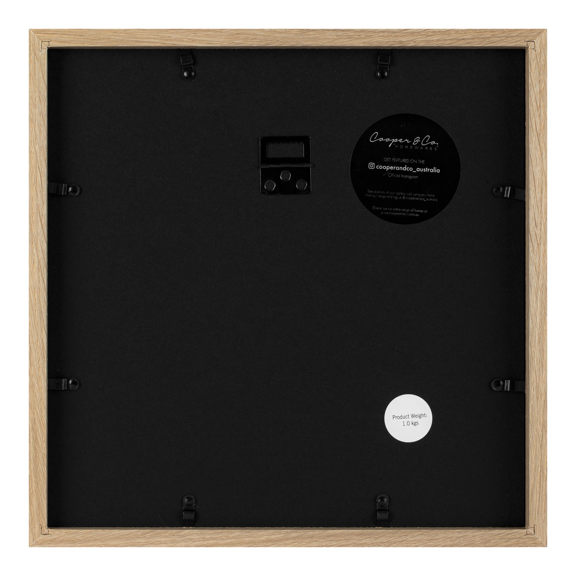 Set Of 2 30x30cm Mat to 20x20cm Premium Paradise Wooden Photo Frame
