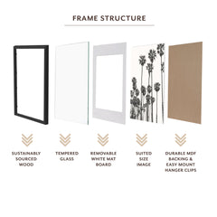 50x70cm Mat to 40x50cm Premium Paradise Wooden Photo Frame