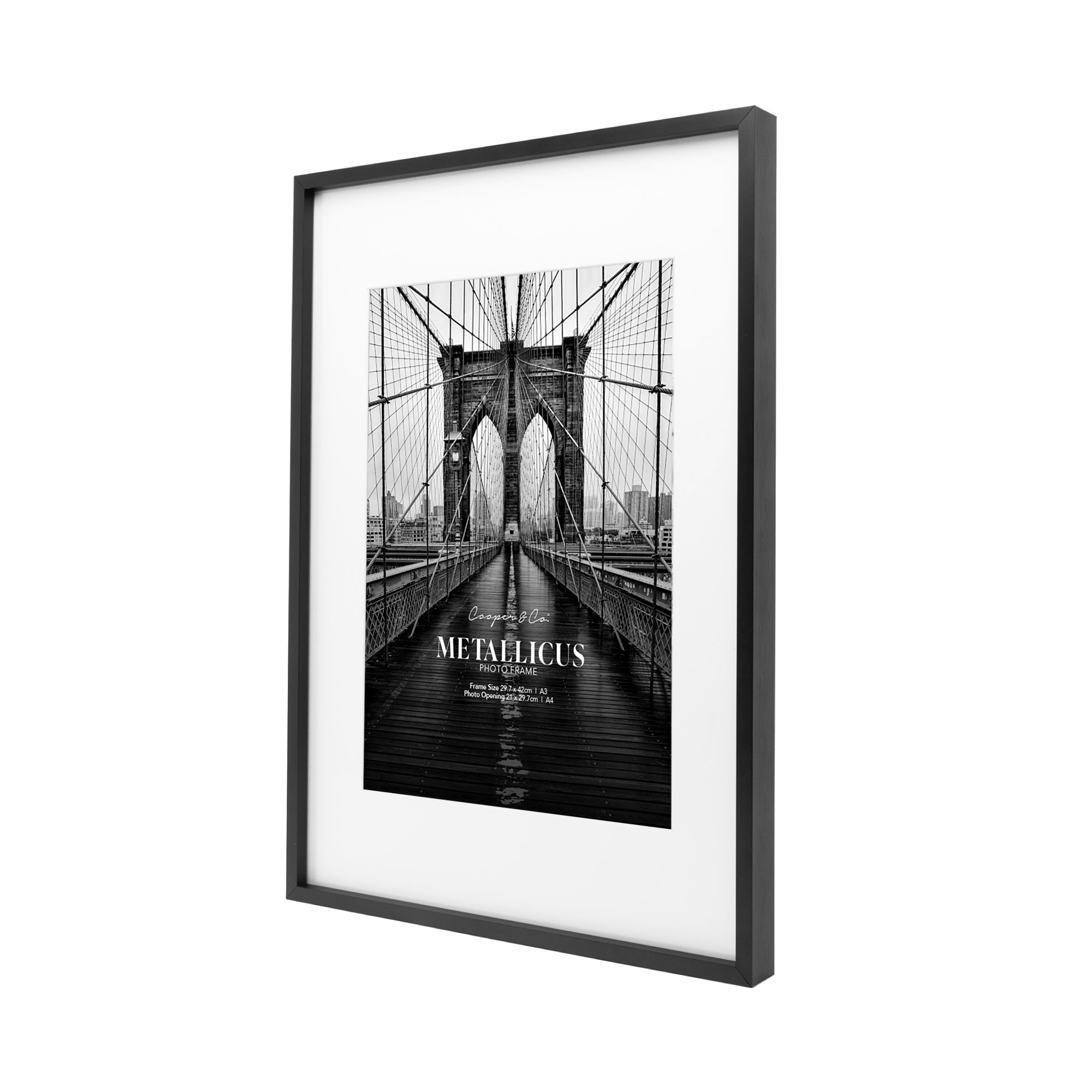 A3 Mat to A4 Premium Metal Photo Frame