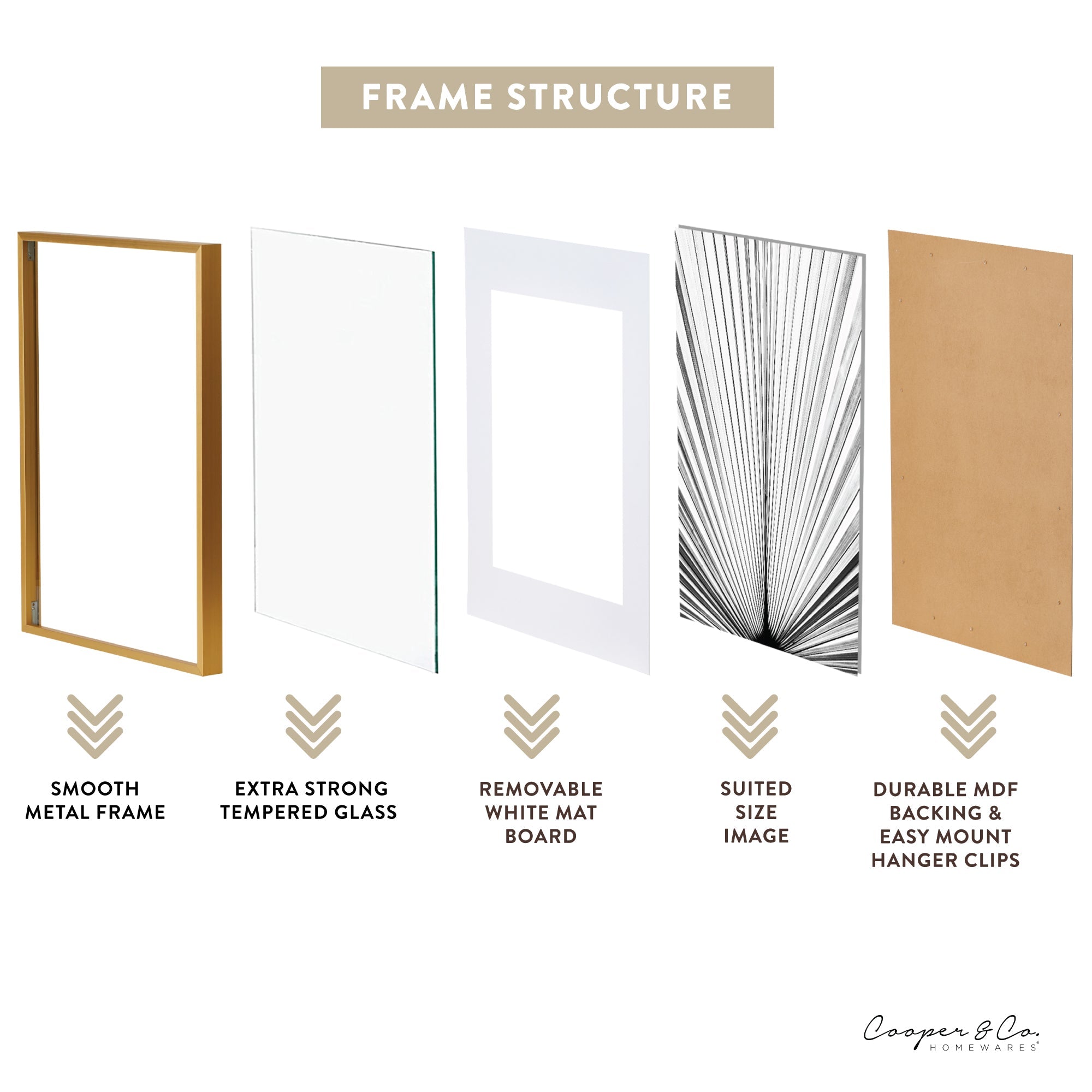 A3 Mat to A4 Premium Metal Photo Frame