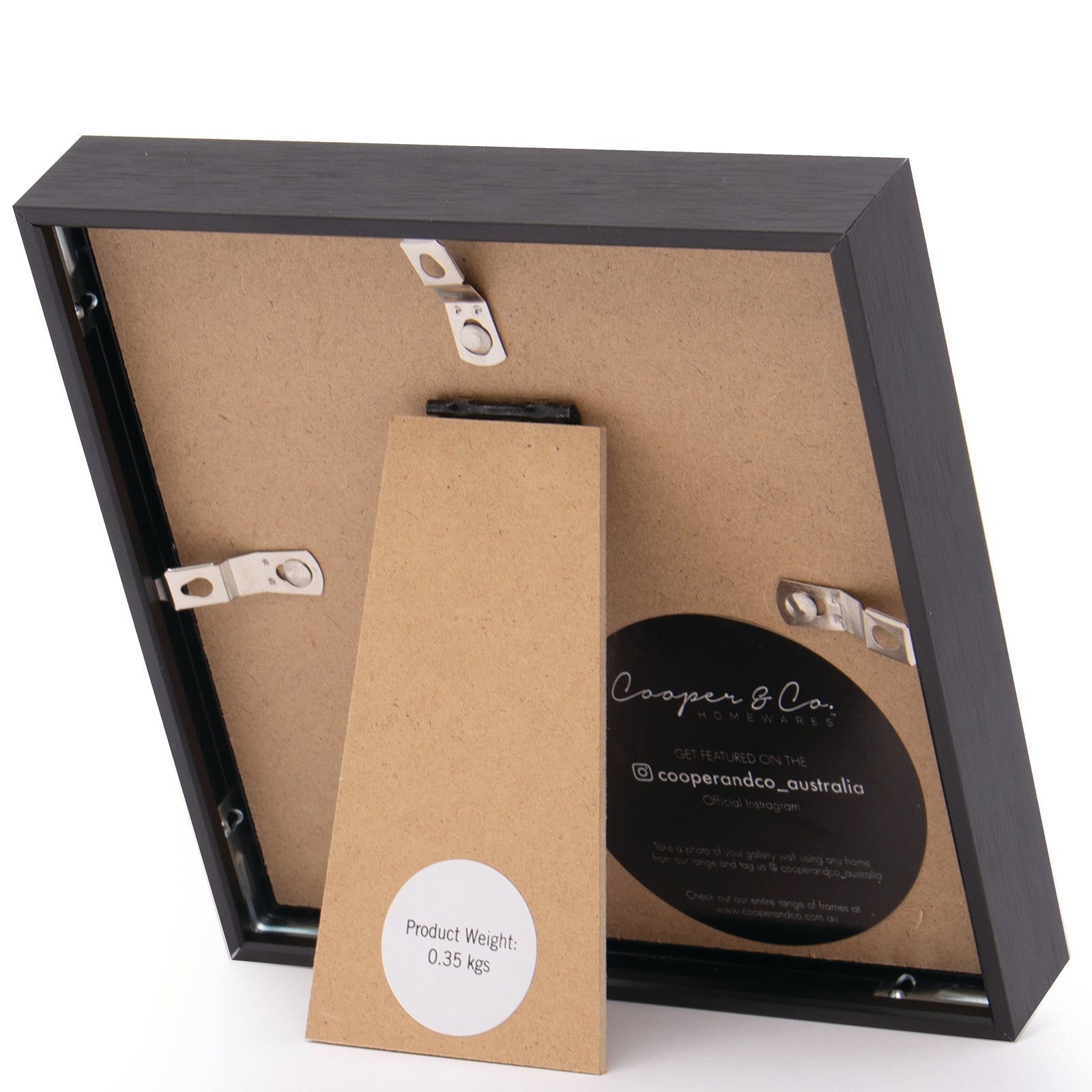 Set Of 2 15x15cm Mat to 10x10cm Premium Metal Photo Frames
