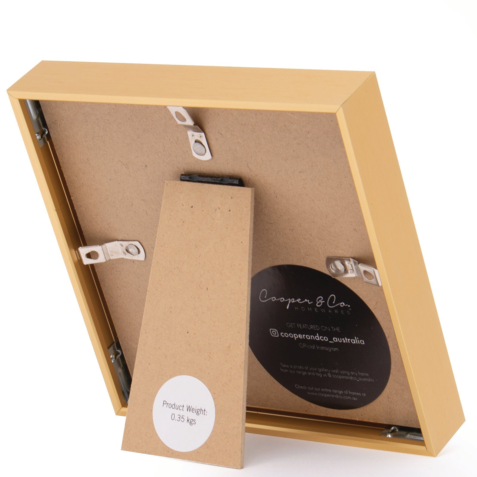 Set Of 2 15x15cm Mat to 10x10cm Premium Metal Photo Frames