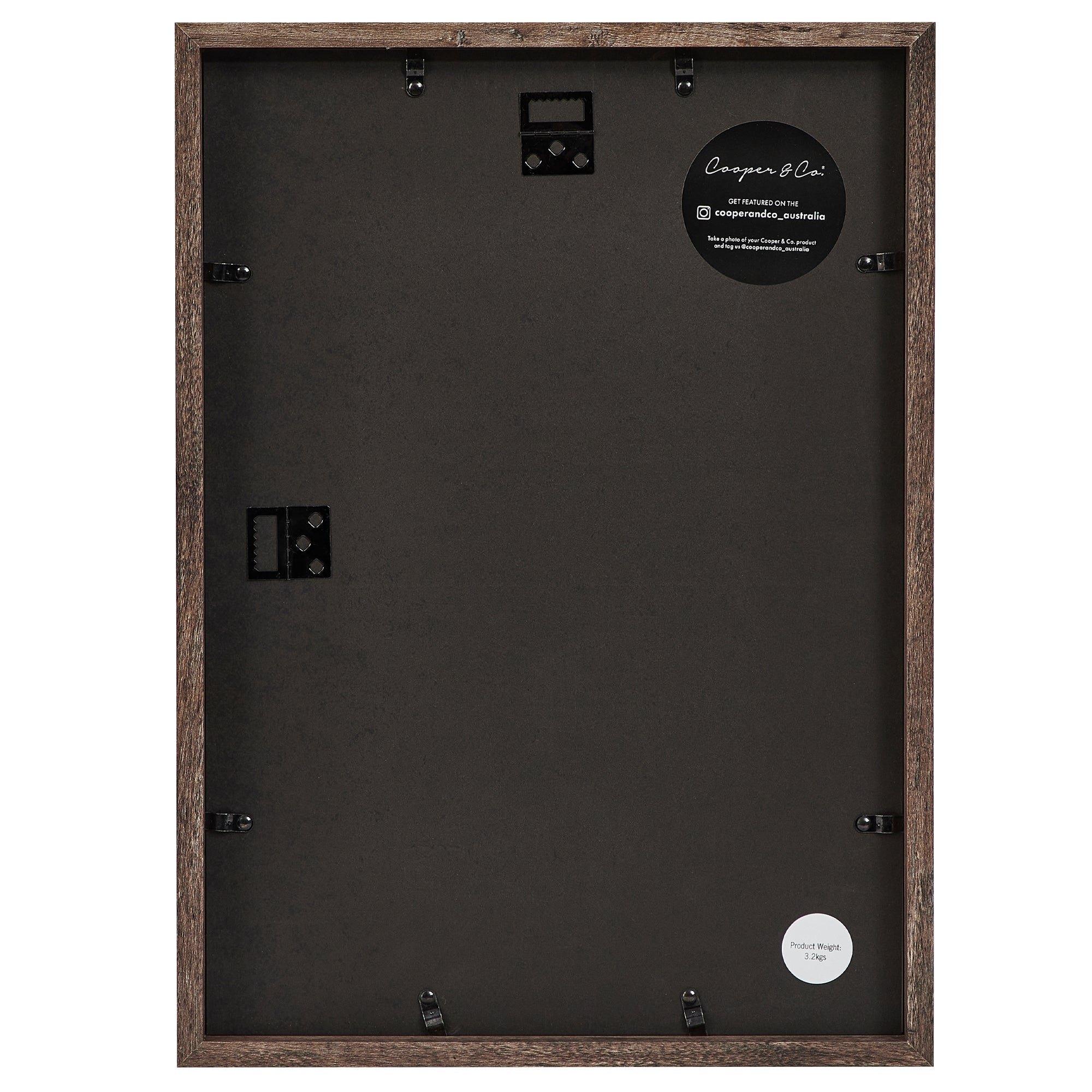 Set Of 2 29.7x42cm Mat to 21x29.7cm Premium Rustic Wooden Photo Frame