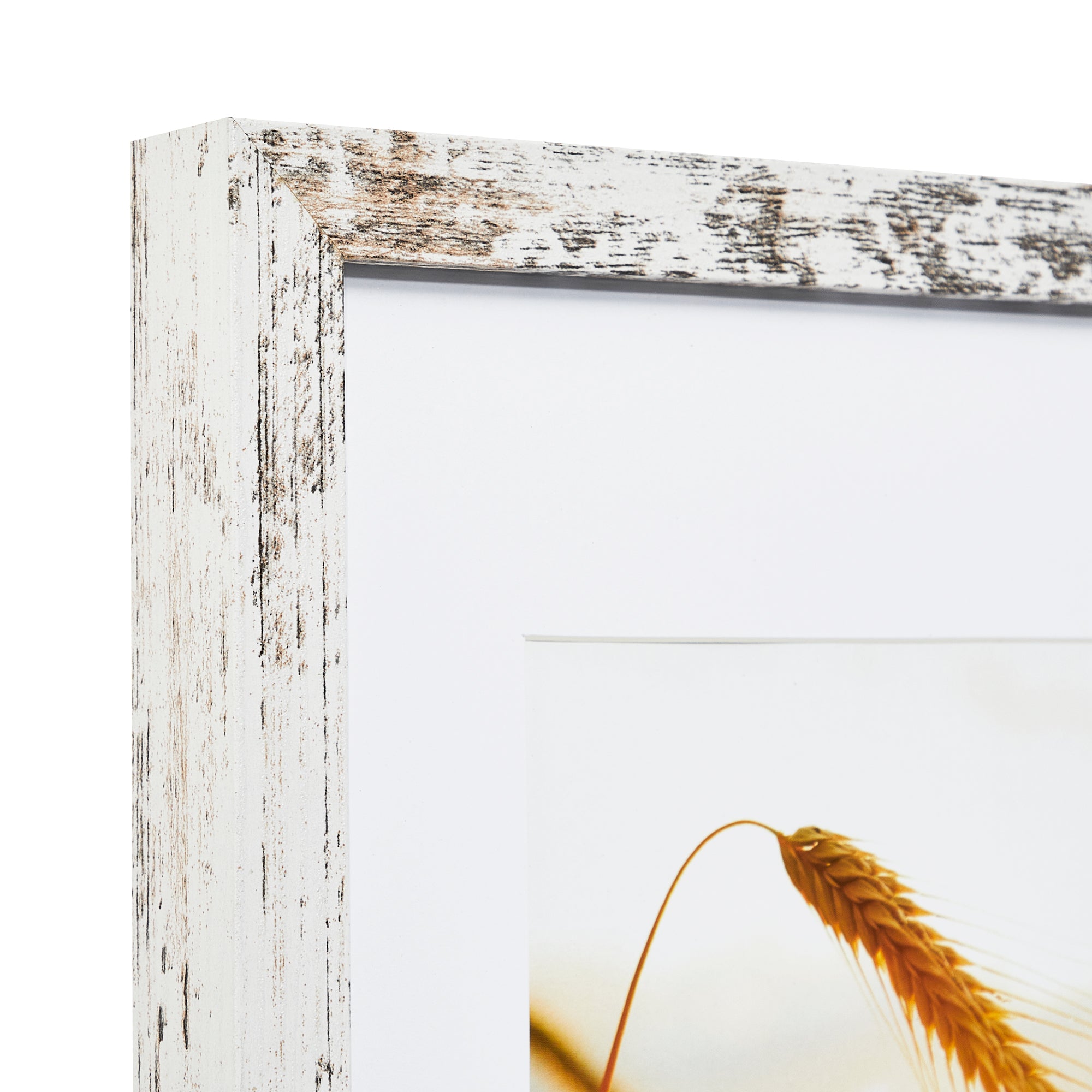 Set Of 2 29.7x42cm Mat to 21x29.7cm Premium Rustic Wooden Photo Frame