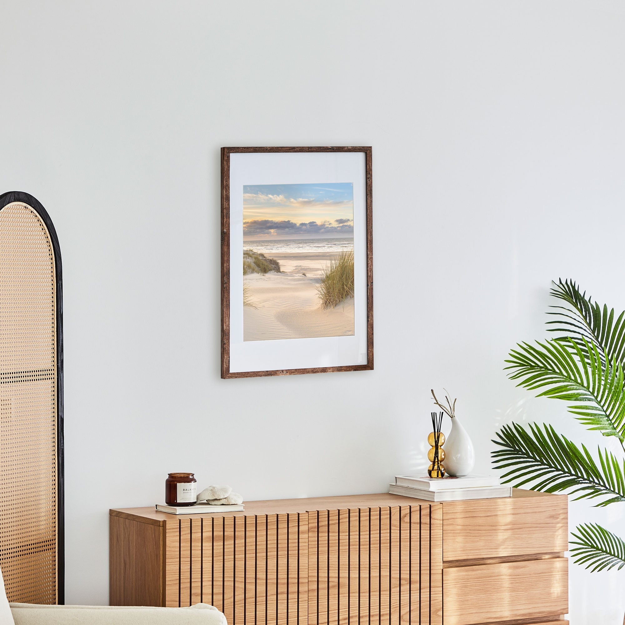 50x70cm Mat to 40x50cm Premium Rustic Wooden Photo Frame