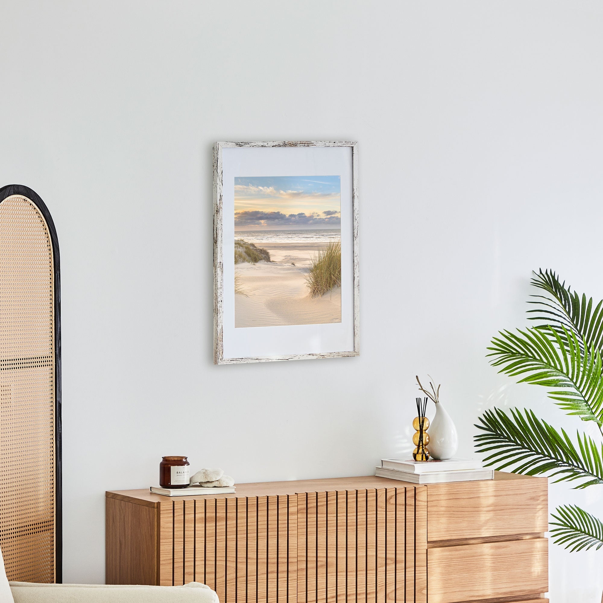 50x70cm Mat to 40x50cm Premium Rustic Wooden Photo Frame