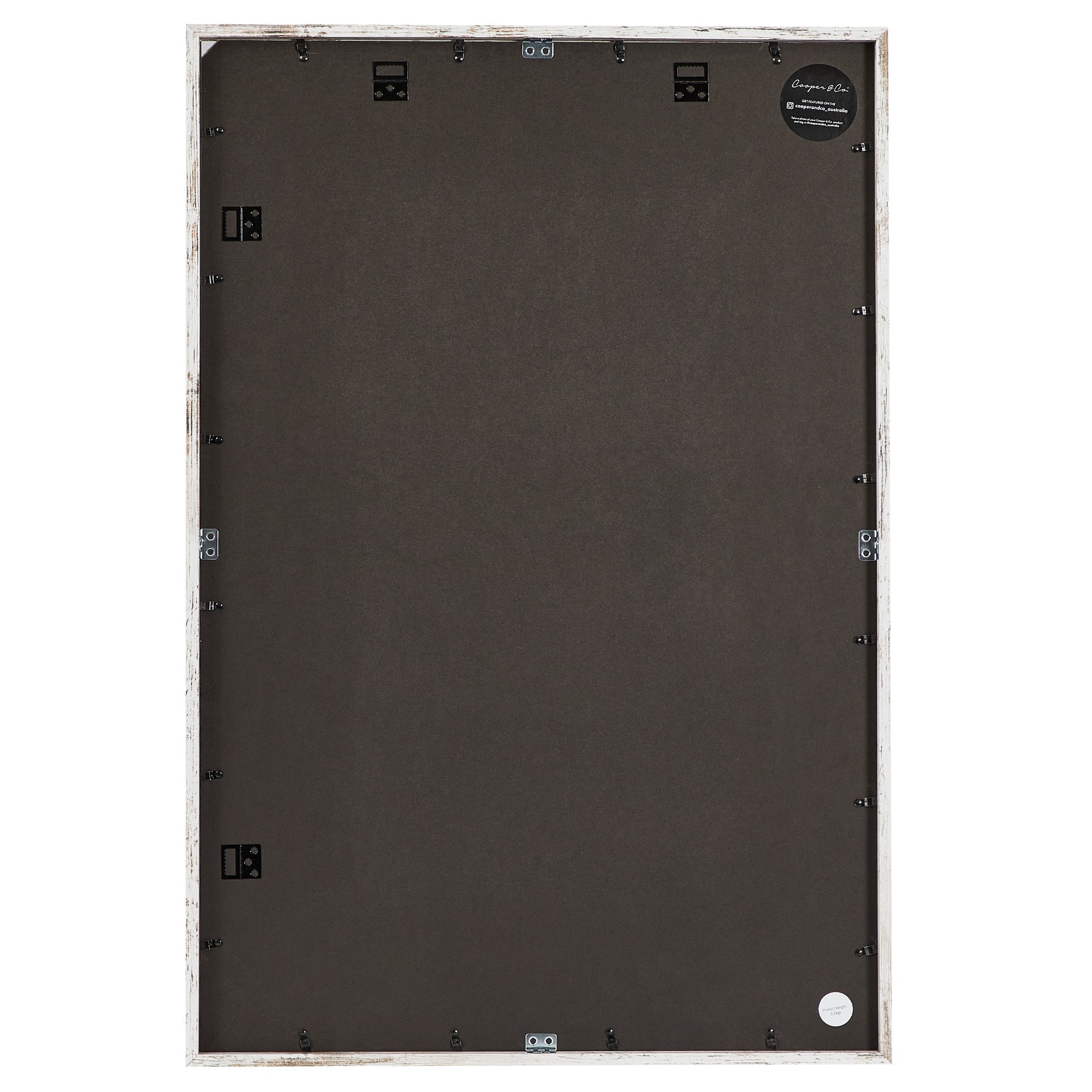 60x90cm Mat to 50x70cm Premium Rustic Wooden Photo Frame