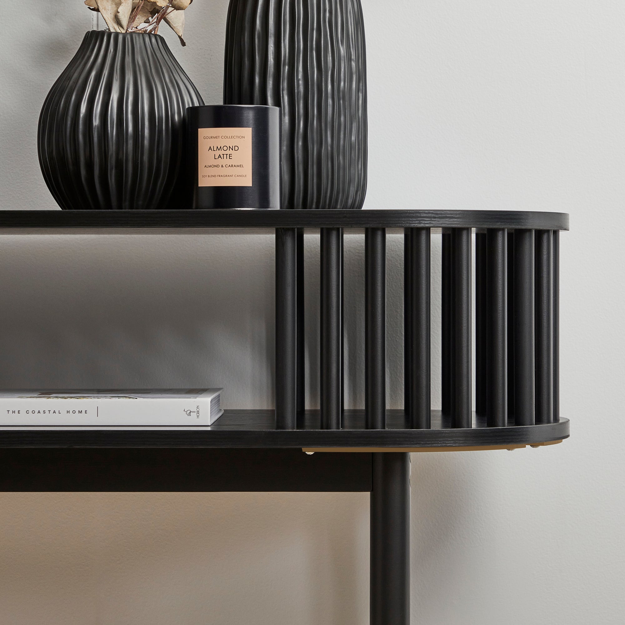 Halo Console Table Black (110cm)