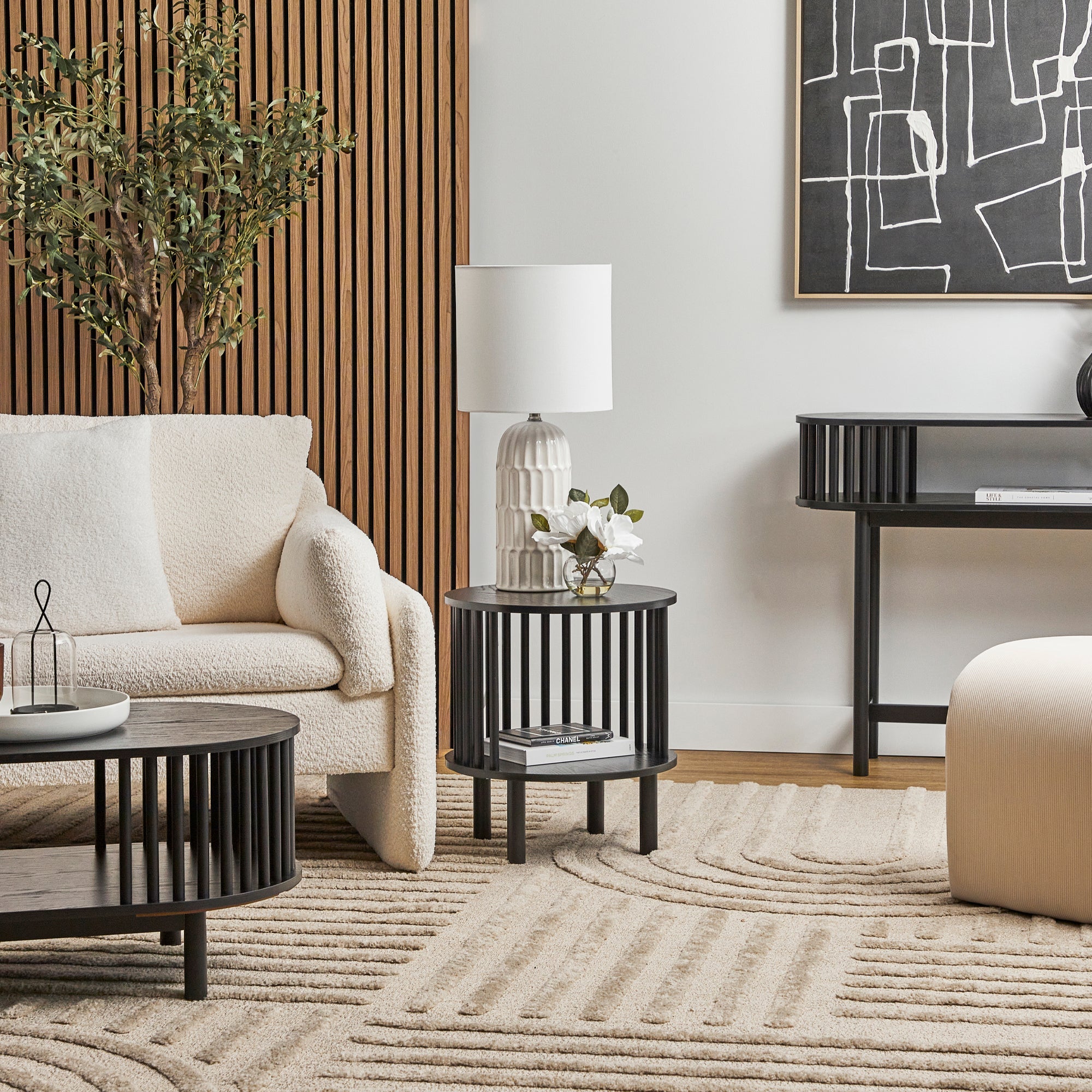 Halo Side Table Black