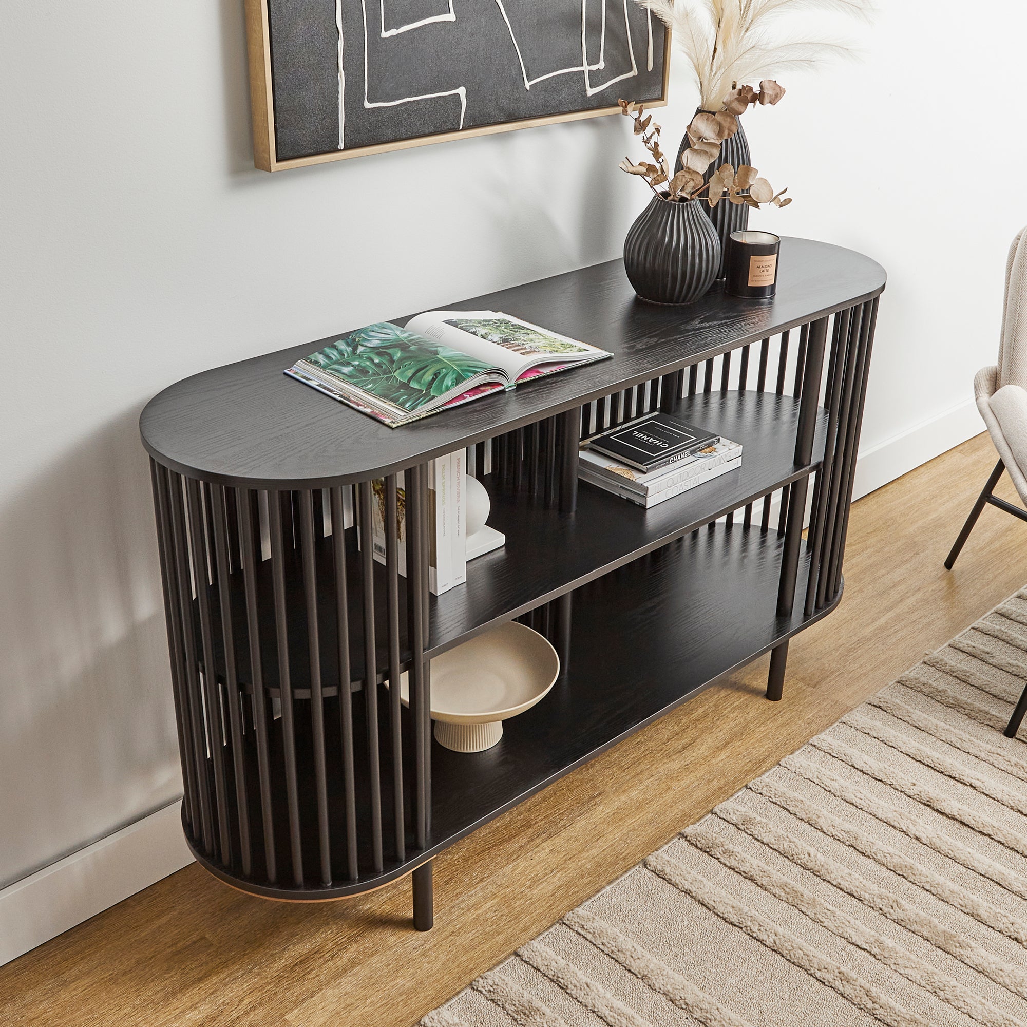 Halo Sideboard Black (140cm)