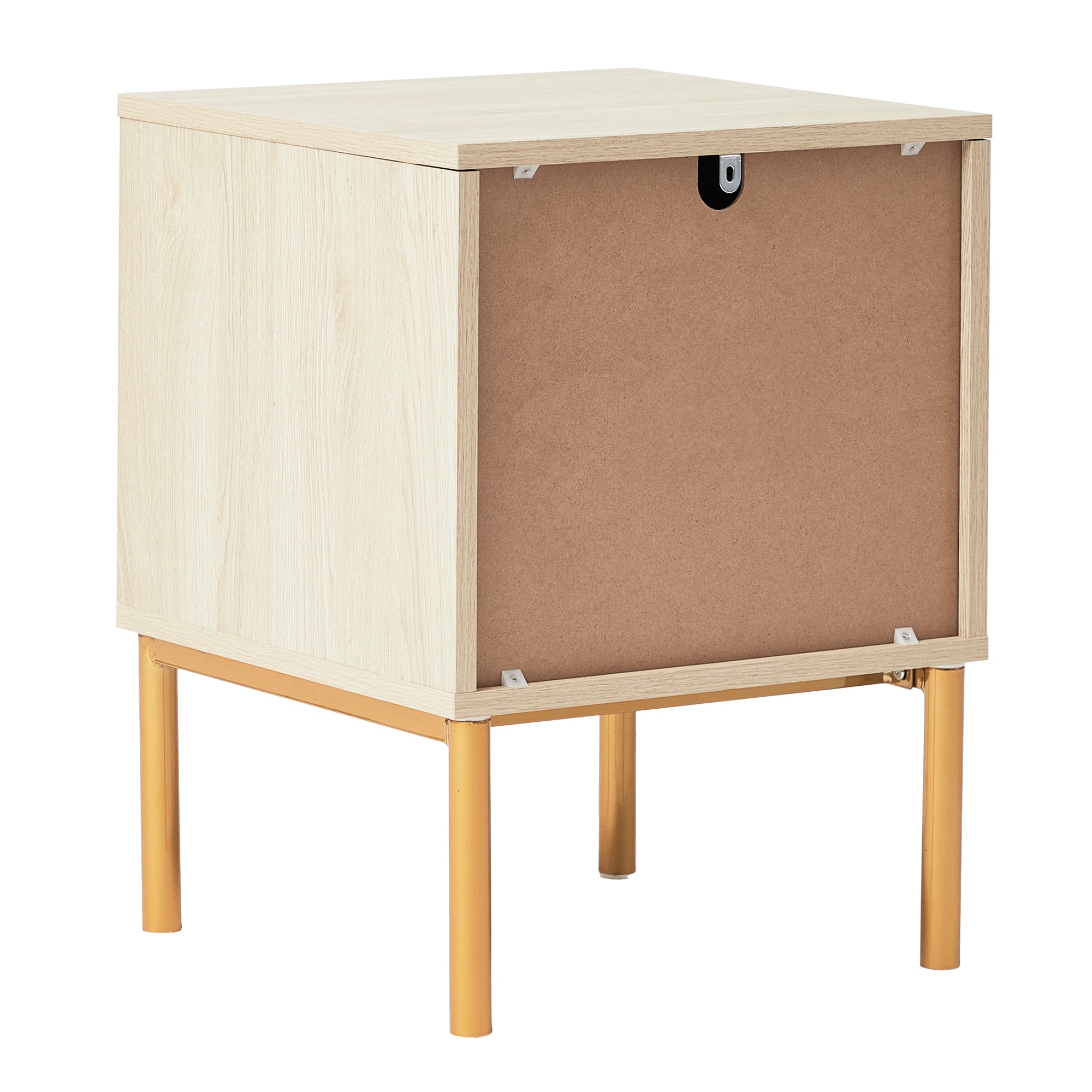 Indy Bedside Table Natural (Set of 2)