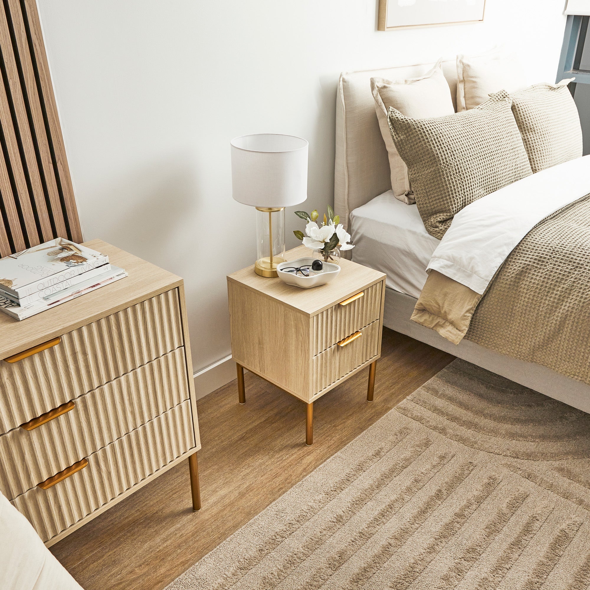 Indy Bedside Table Natural (Set of 2)