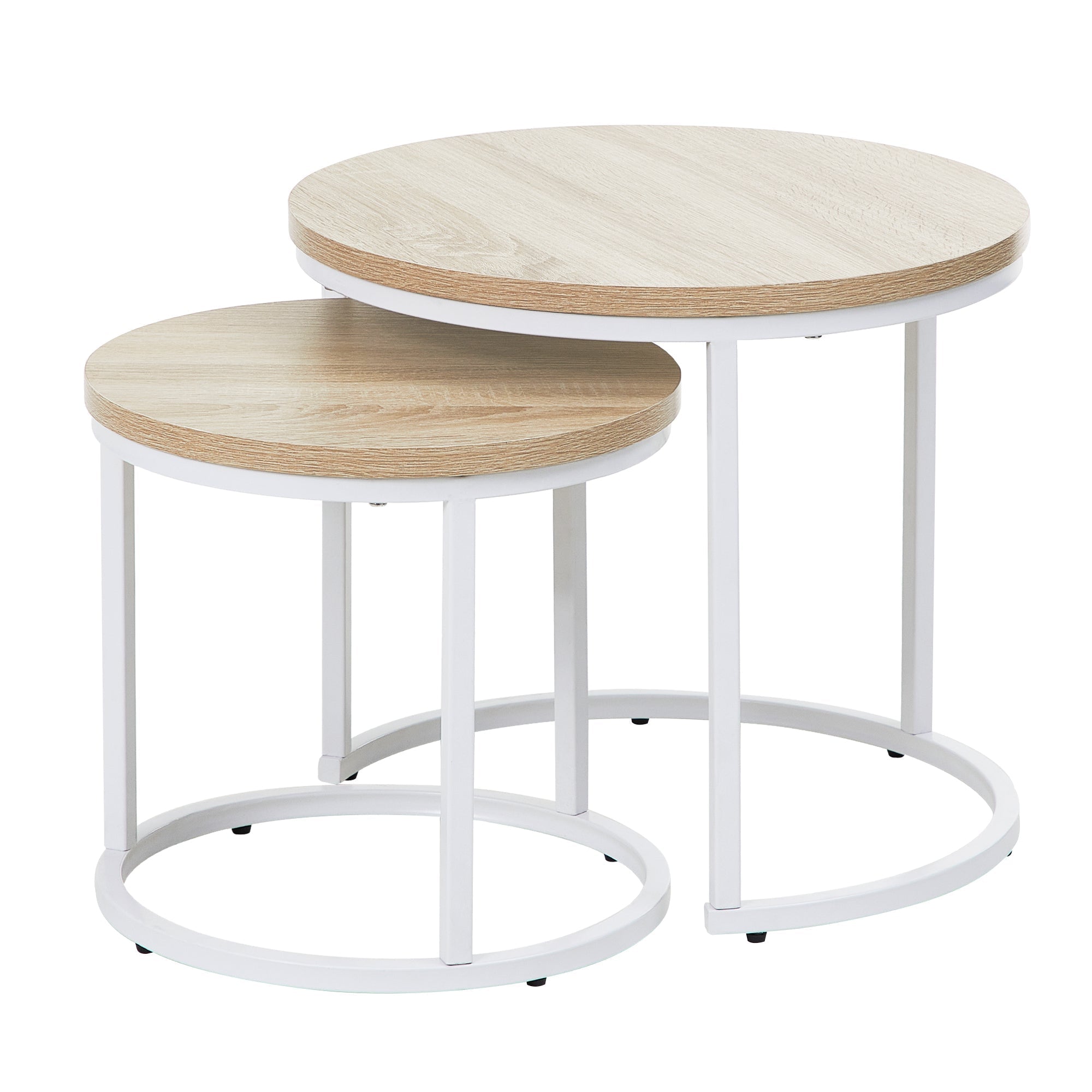 Sonoma Side Tables Set of 2 White