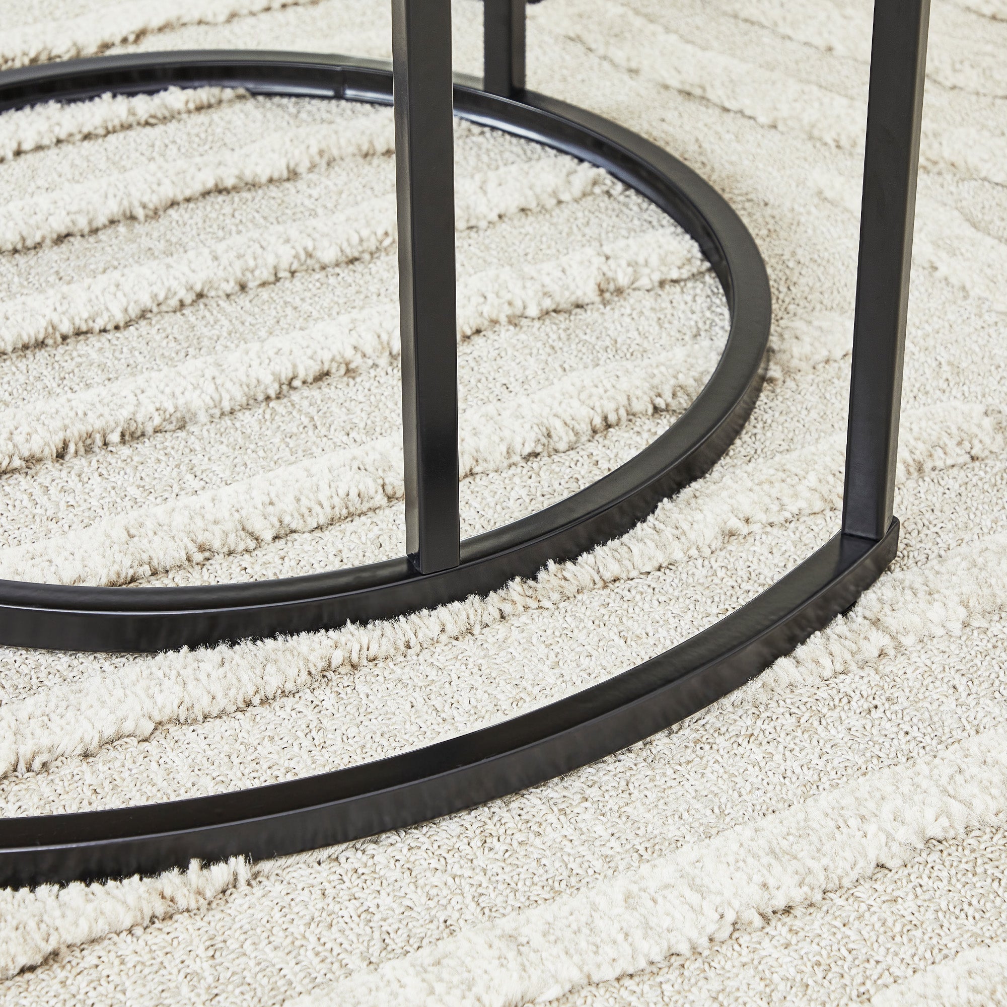 Nesting Sonoma Coffee Tables Set Of 2 Black
